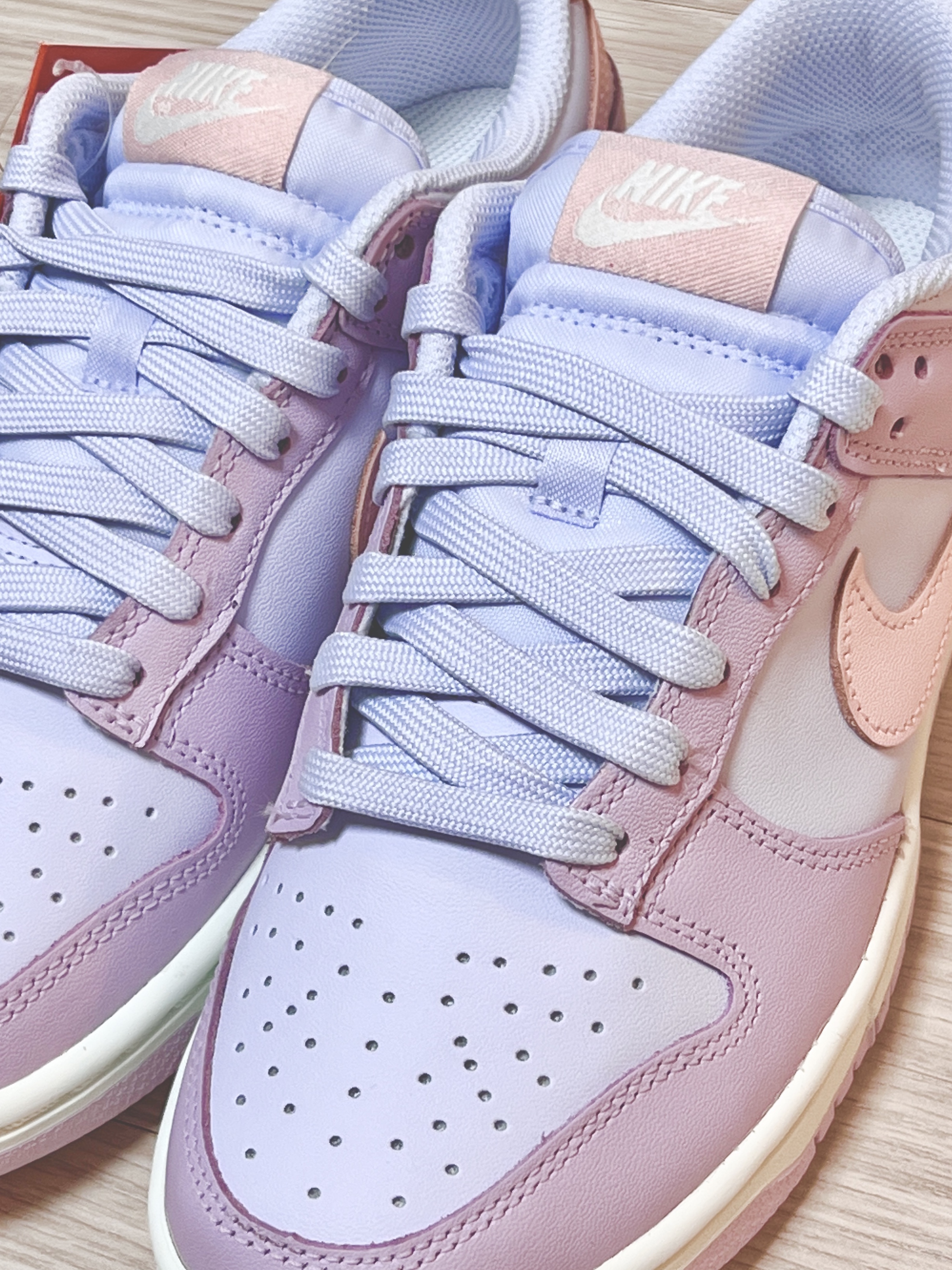 (W) Nike Dunk Low Atmosphere Pink 착용 스타일