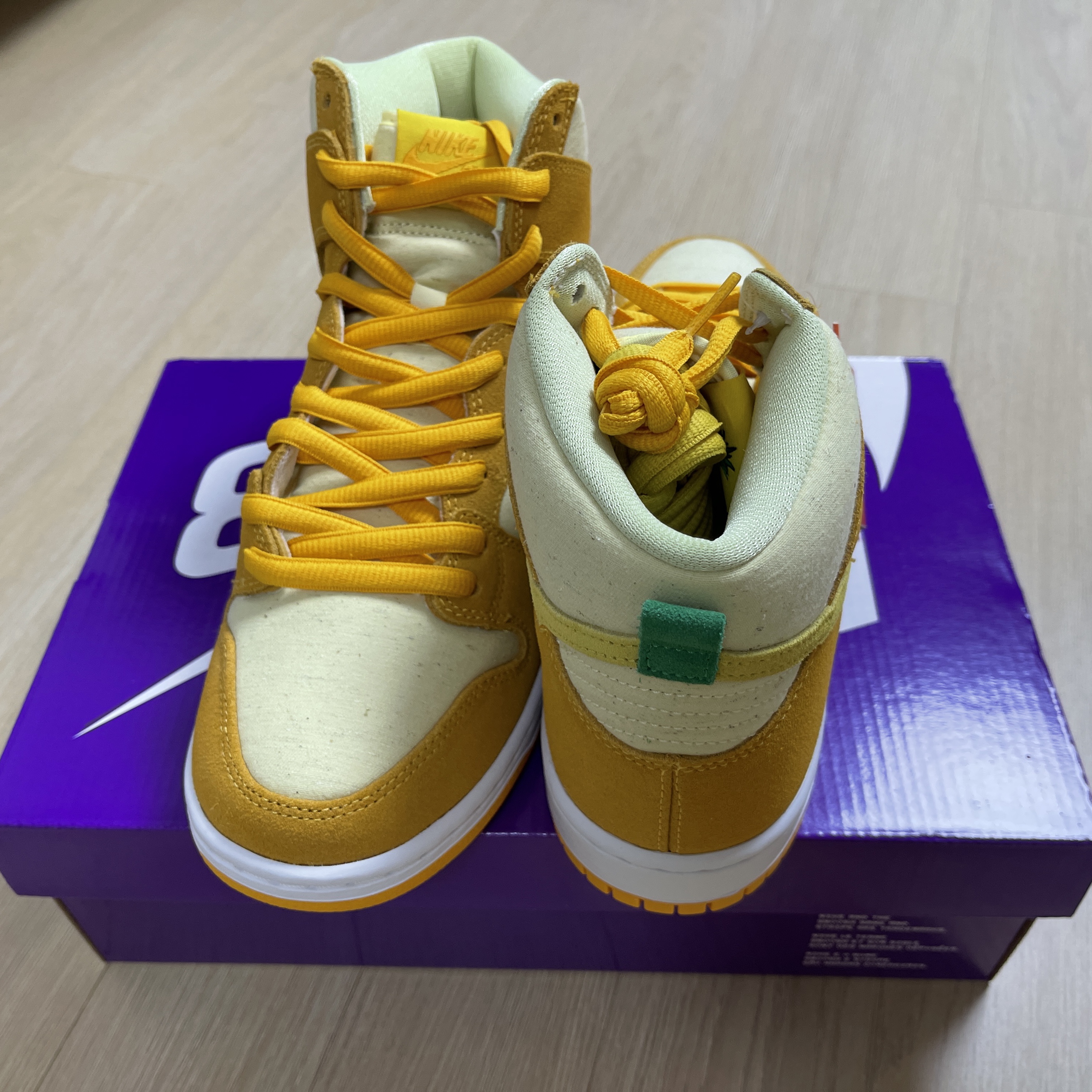 Nike SB Dunk High Pro Pineapple 착용 스타일 - 2