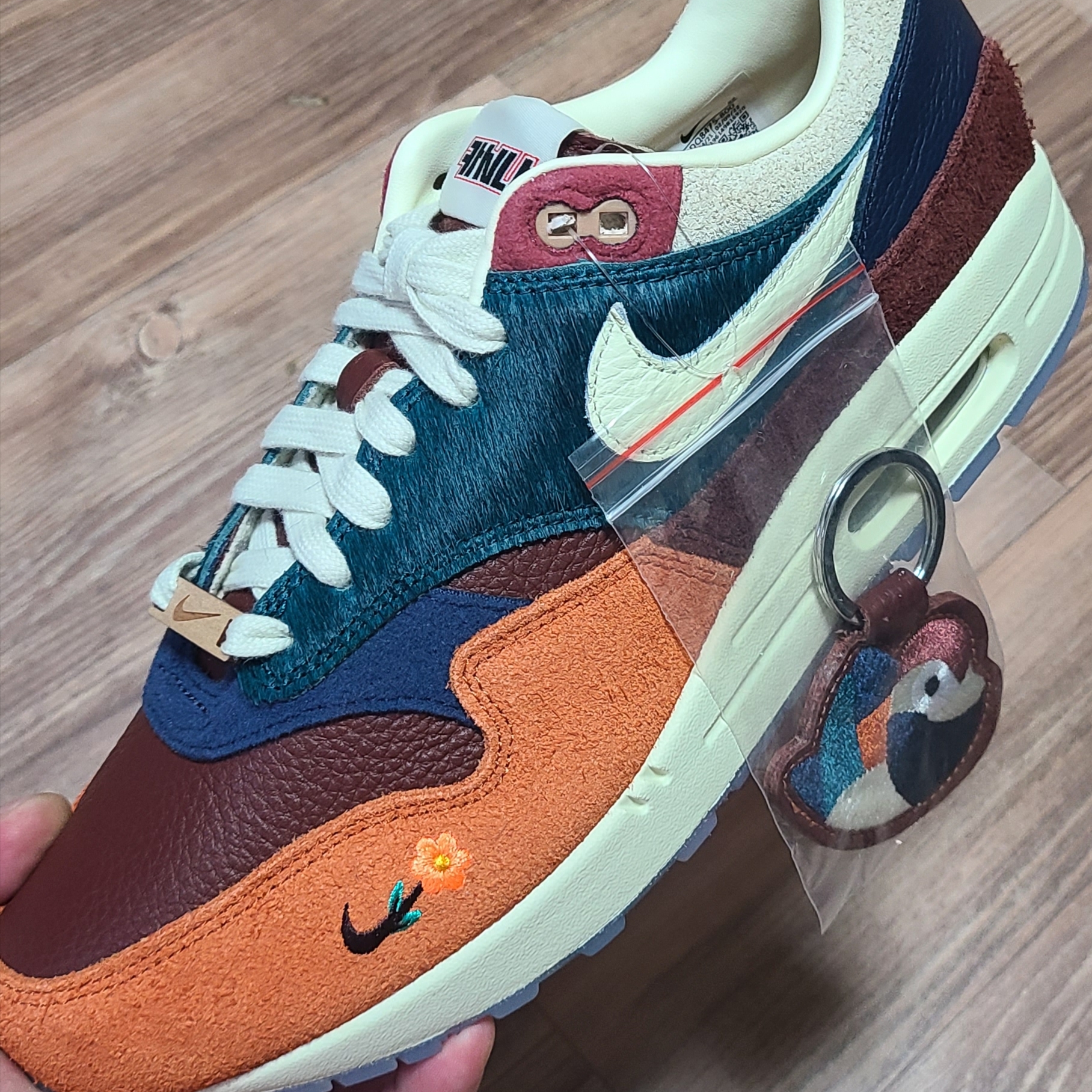 Nike x Kasina Air Max 1 SP Won-Ang Orange 착용 스타일 - 2