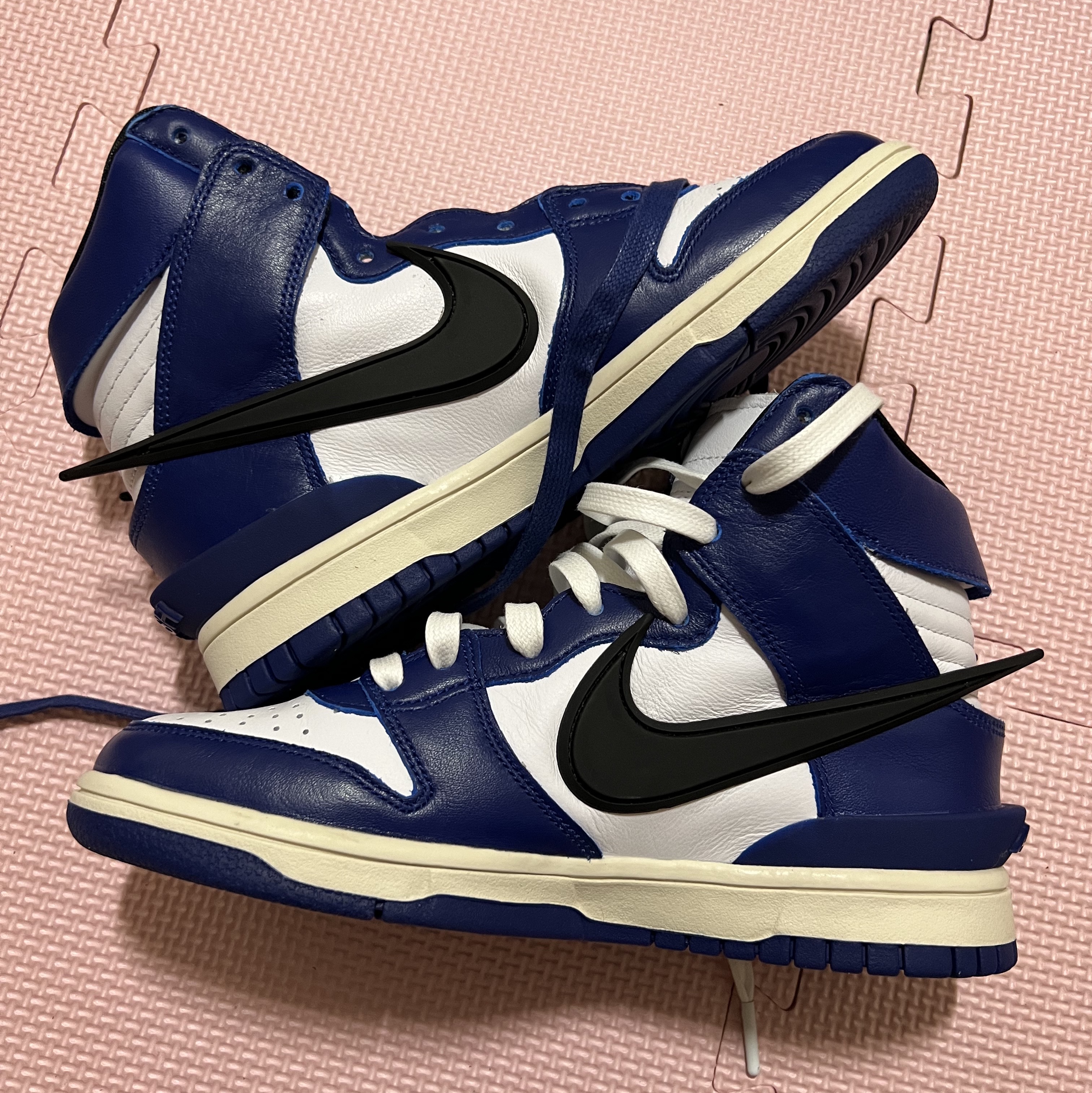 Nike x Ambush Dunk High Deep Royal Blue 착용 스타일