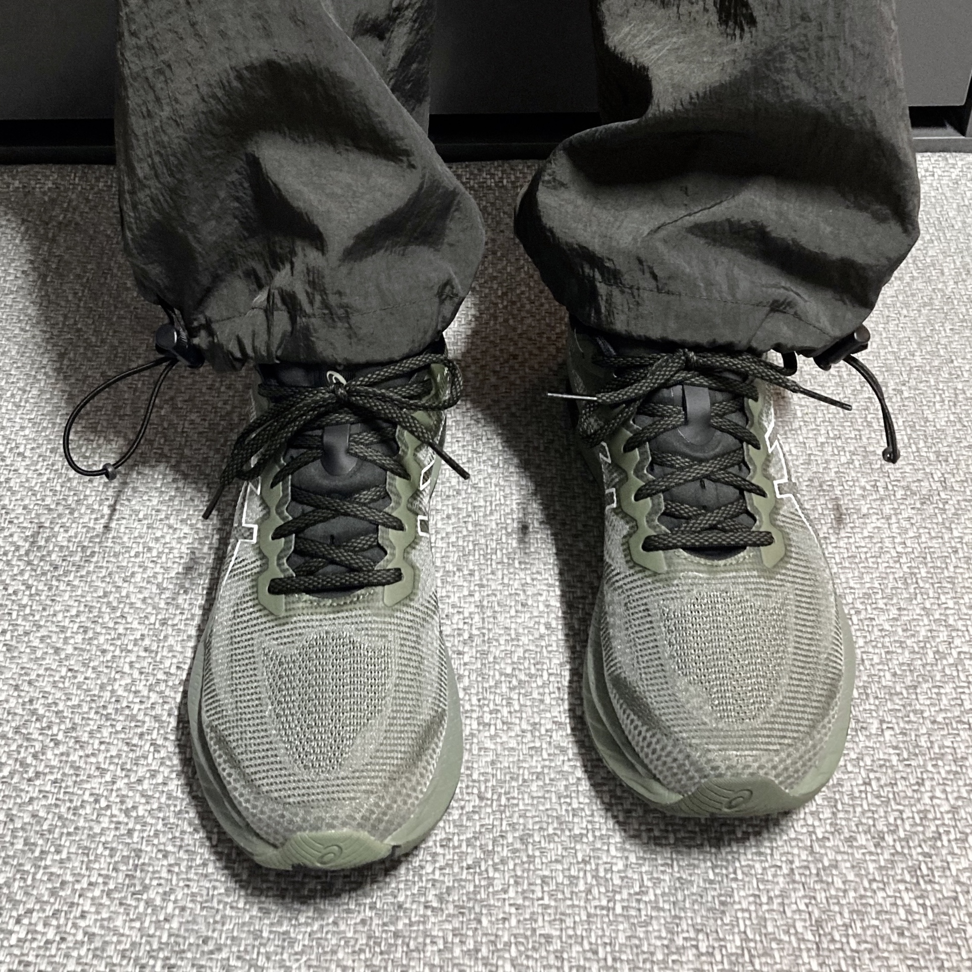 Asics Gel-Kinsei Blast LE Linchen Green White 착용 스타일 - 1