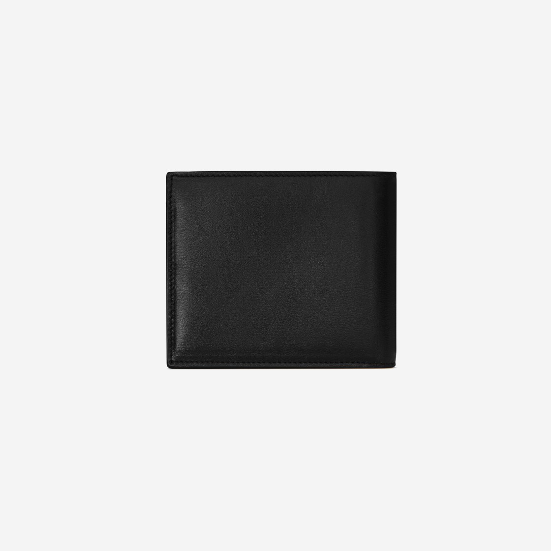 Saint Laurent Tiny Cassandre East/West Wallet with Coin Purse in Shiny Leather Black 상세 이미지 3