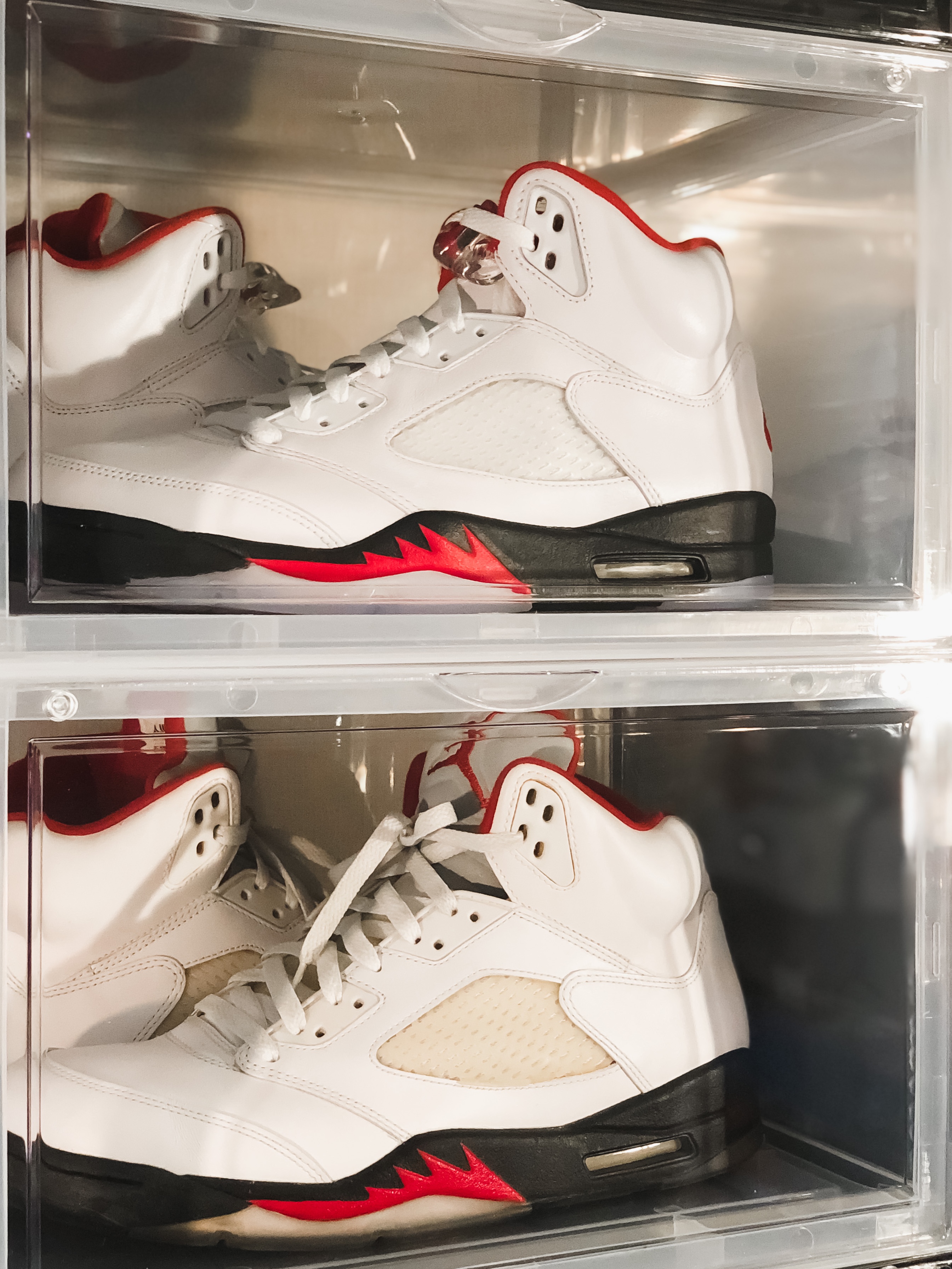 Jordan 1 Retro High OG Light Smoke Grey, Jordan 6 Retro Infrared White 2014 착용 스타일 - 5