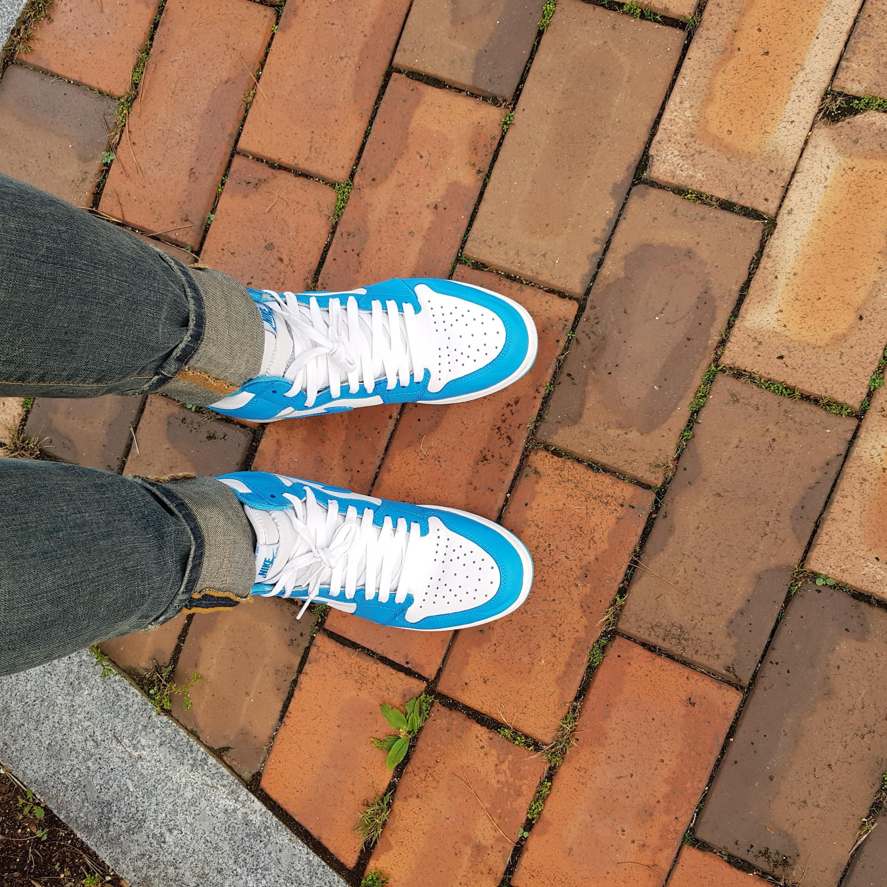 Jordan 1 Retro UNC 착용 스타일