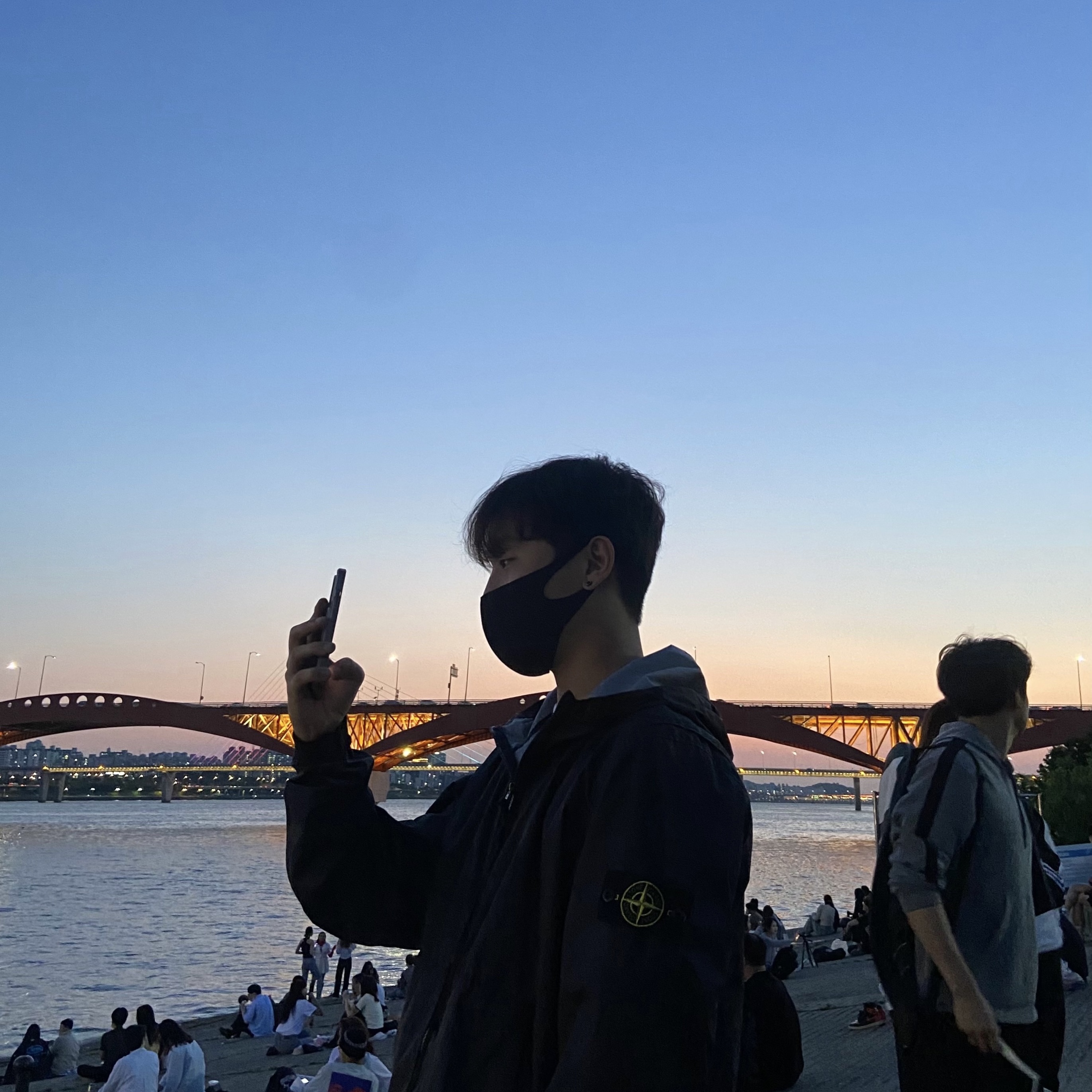 Stone Island 40523 Membrana 3L TC Jacket Black - 21SS 착용 스타일