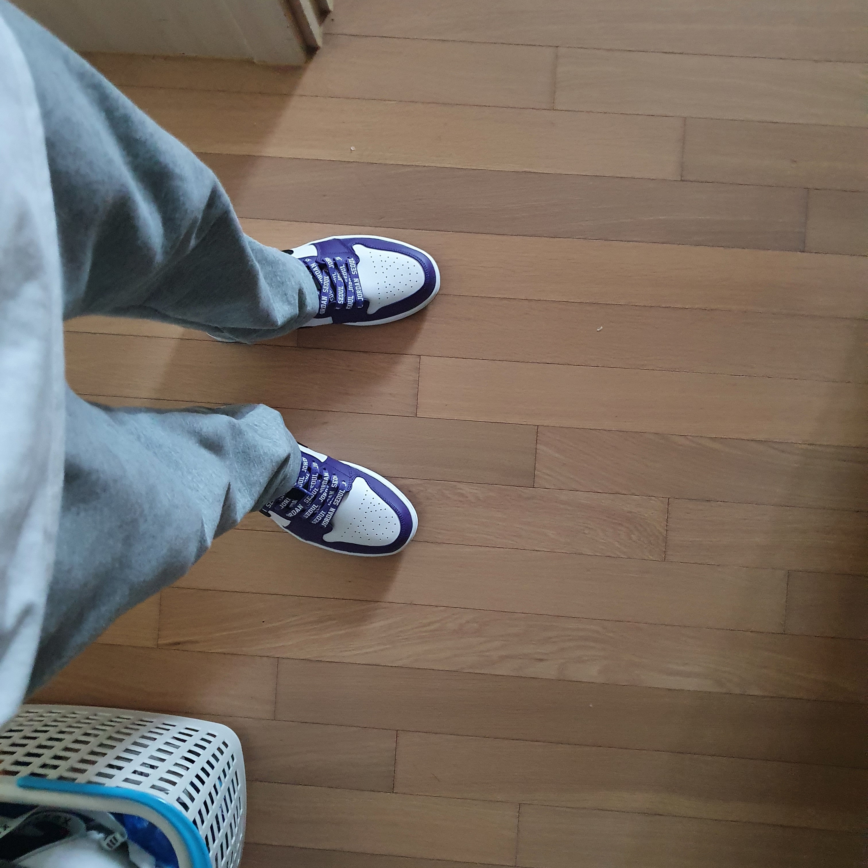 Jordan 1 Low Court Purple 2020 착용 스타일