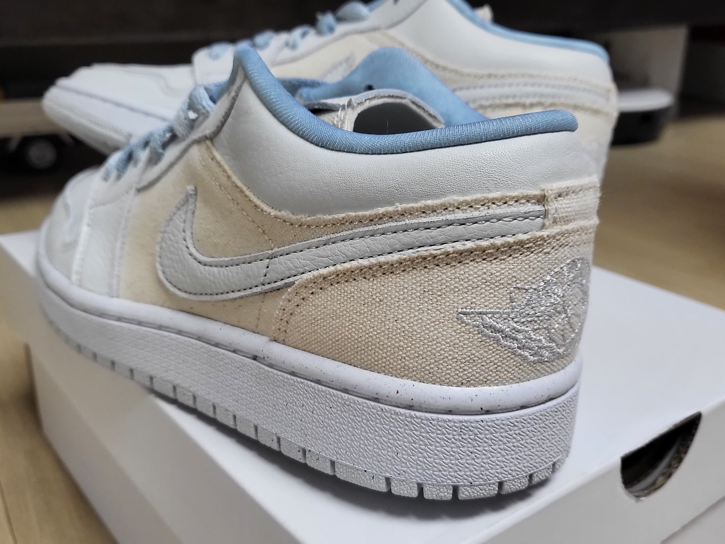 (W) Jordan 1 Low Canvas 착용 스타일 - 4