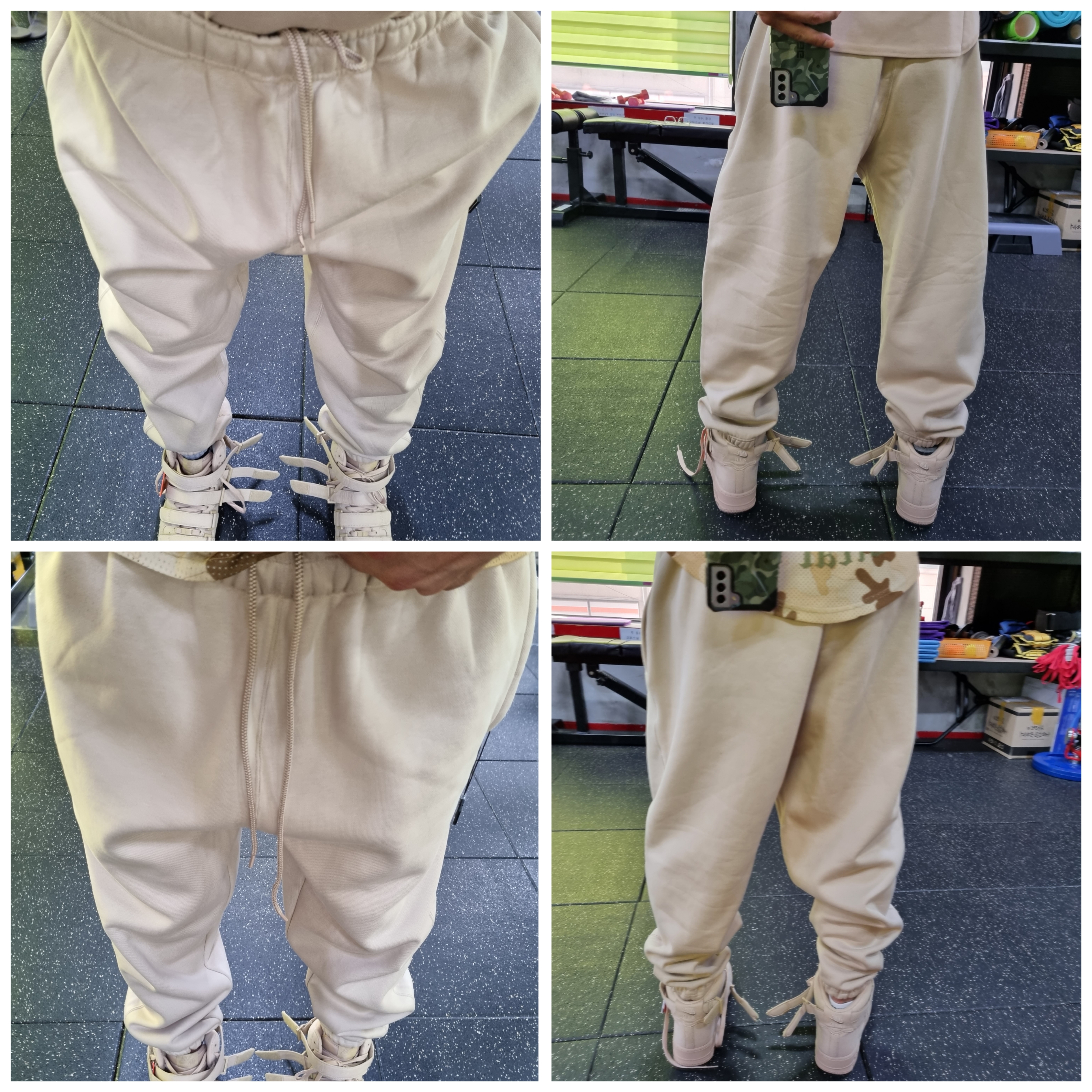 Nike x Billie Eilish NRG Fleece Pants Mushroom - Asia, Nike x Billie Eilish Air Force 1 High '07 SP Mushroom 착용 스타일 - 1