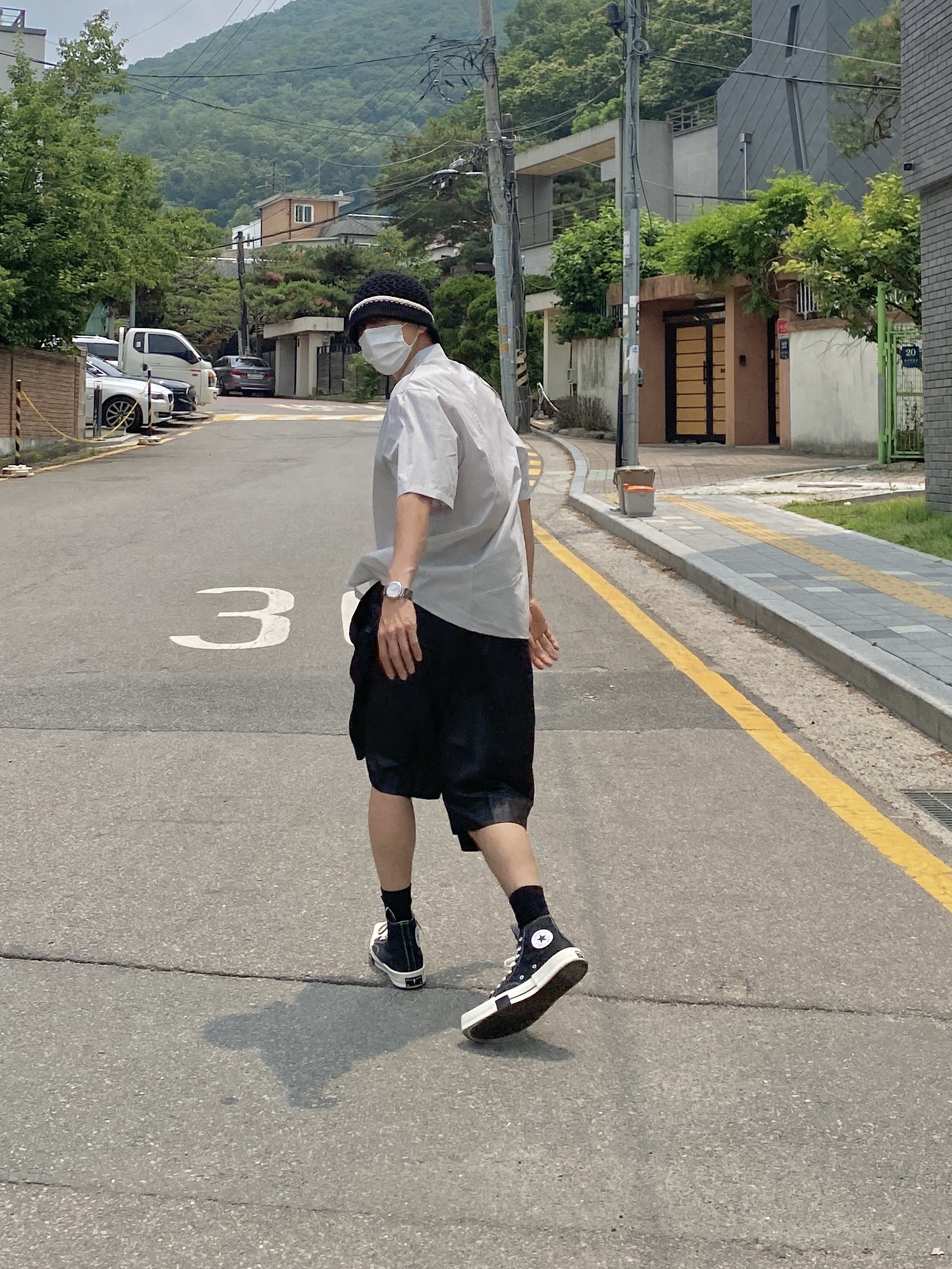 Converse x Drkshdw Turbodrk Chuck 70 Hi Black, Cartier Ballon Bleu Watch 28 Quartz Steel Bracelet Steel 착용 스타일 - 4