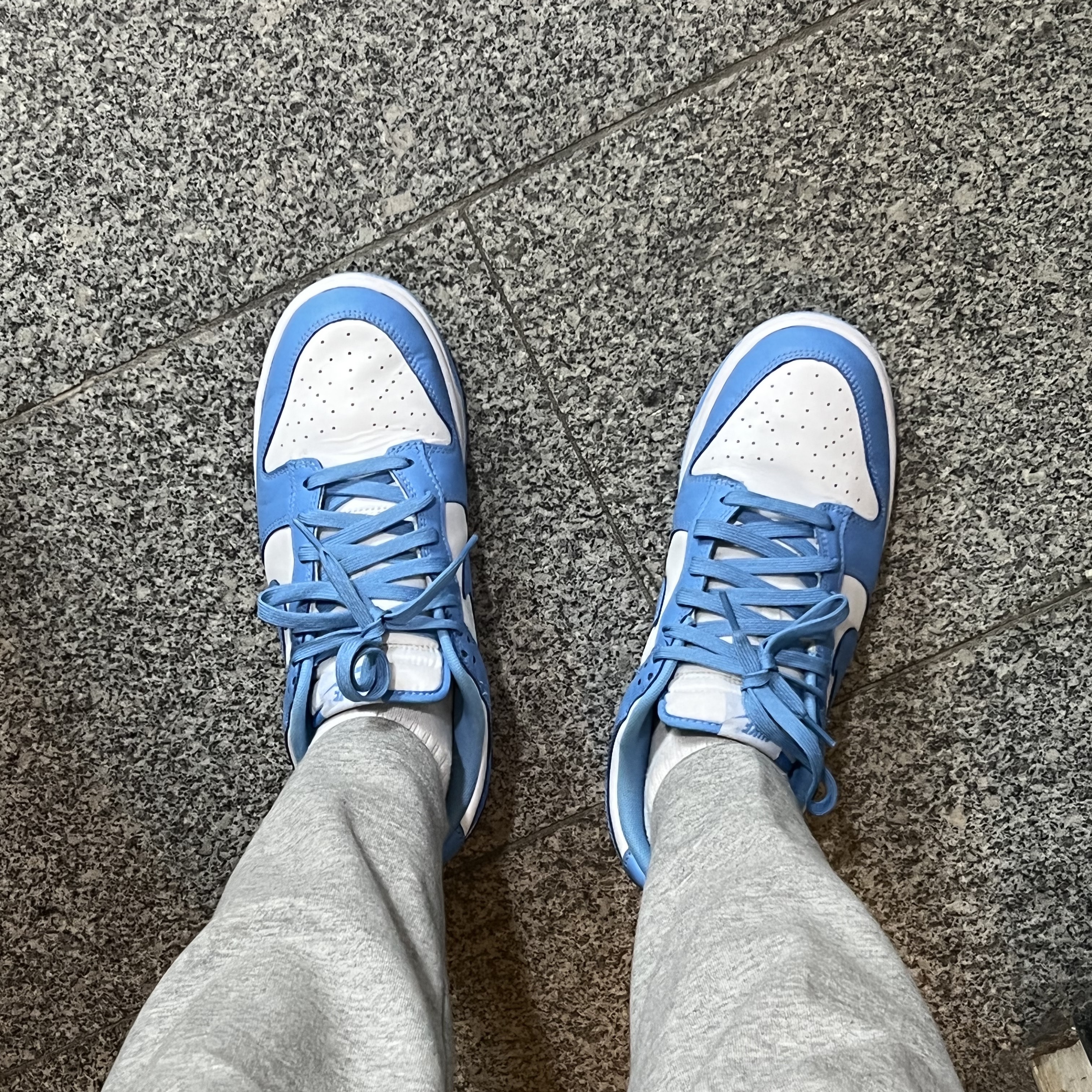 Nike Dunk Low Retro University Blue 착용 스타일