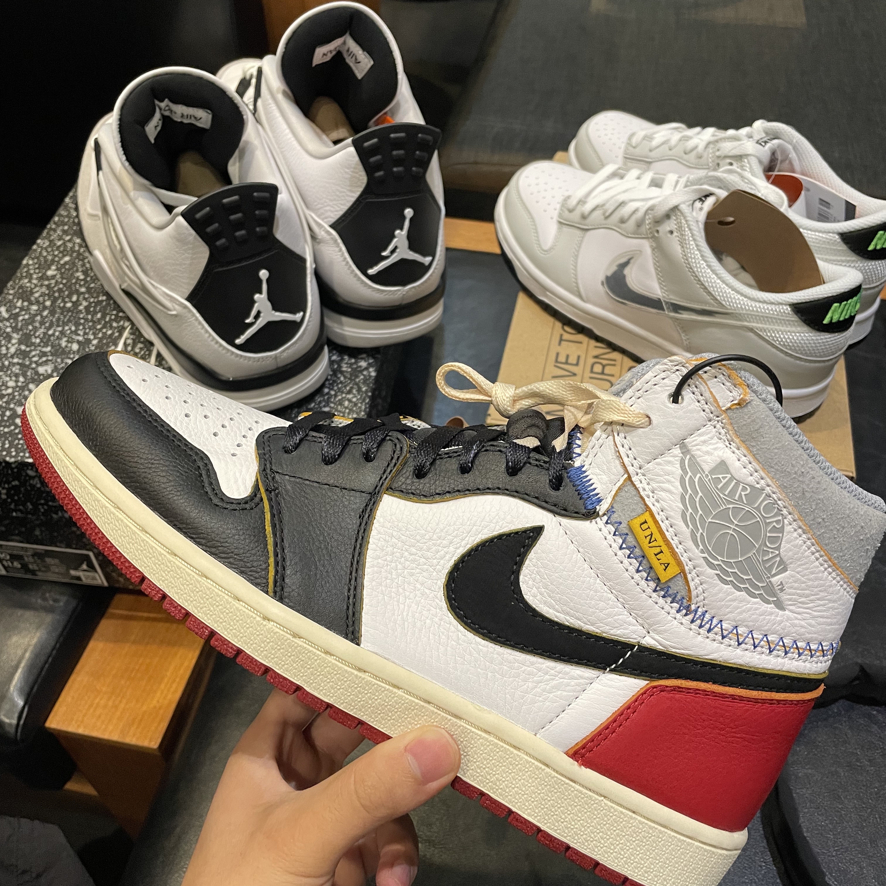 Jordan 1 x Union Retro High Black Toe 착용 스타일 - 2