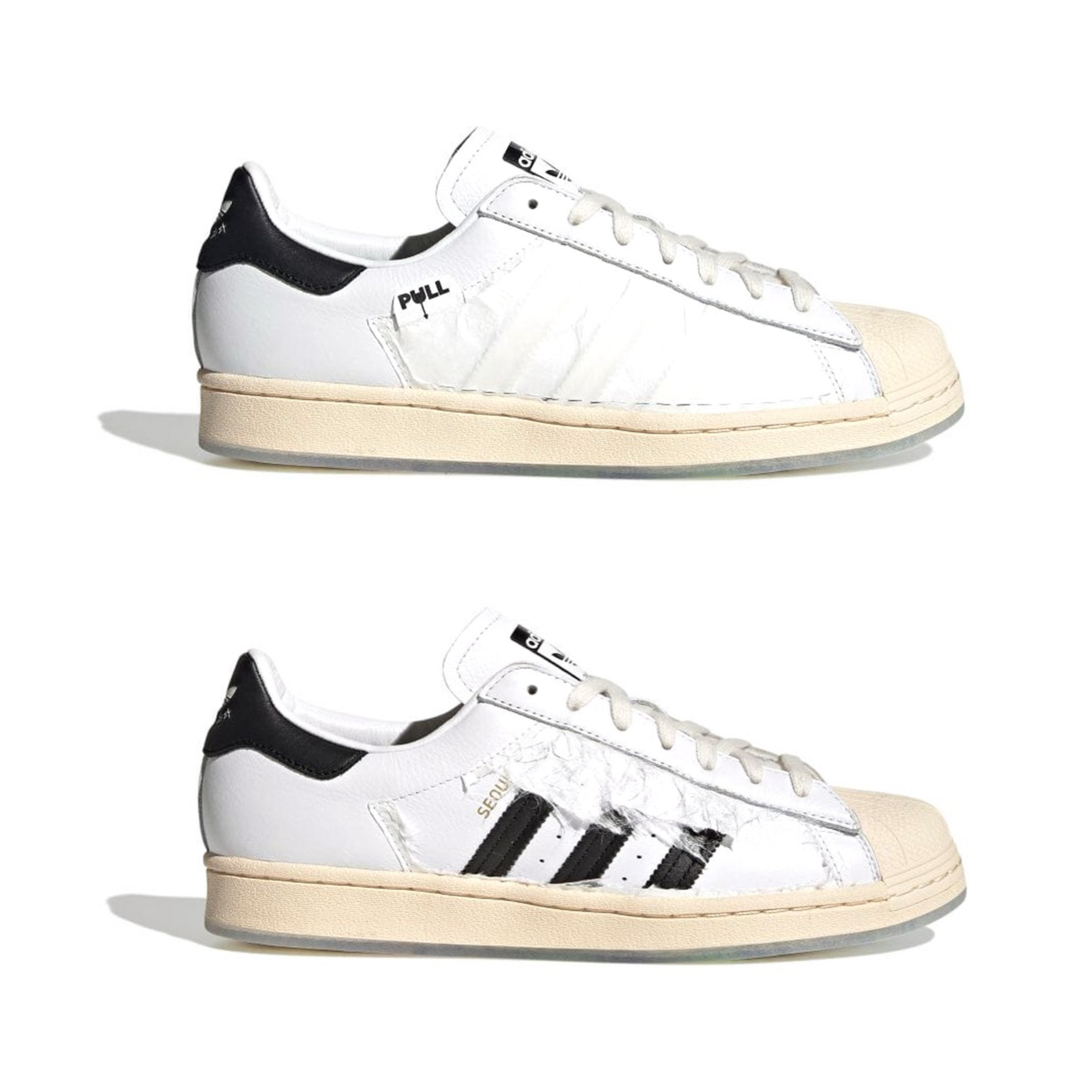 Adidas x Taegeukdang Superstar White Black 착용 스타일 - 2