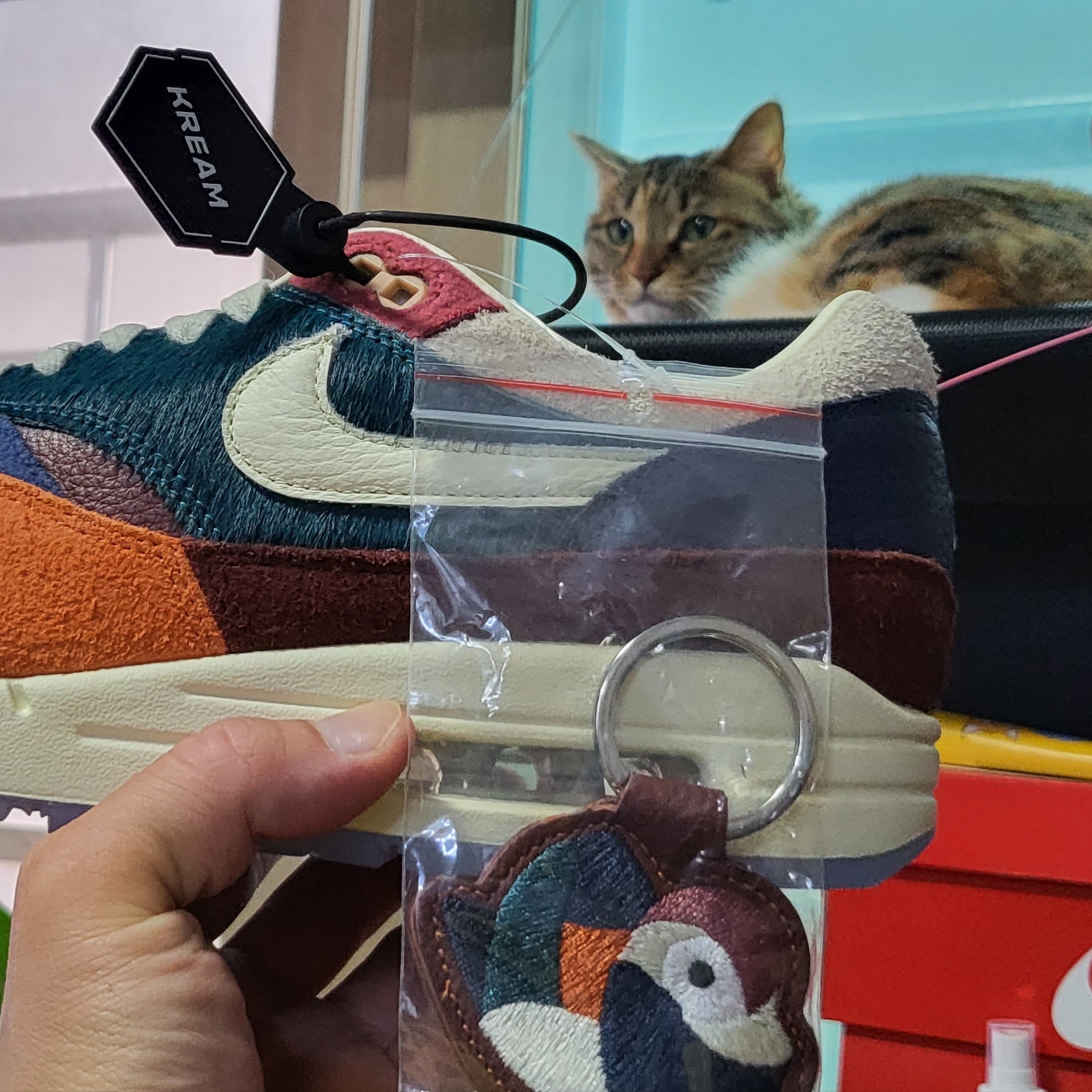 Nike x Kasina Air Max 1 SP Won-Ang Orange 착용 스타일