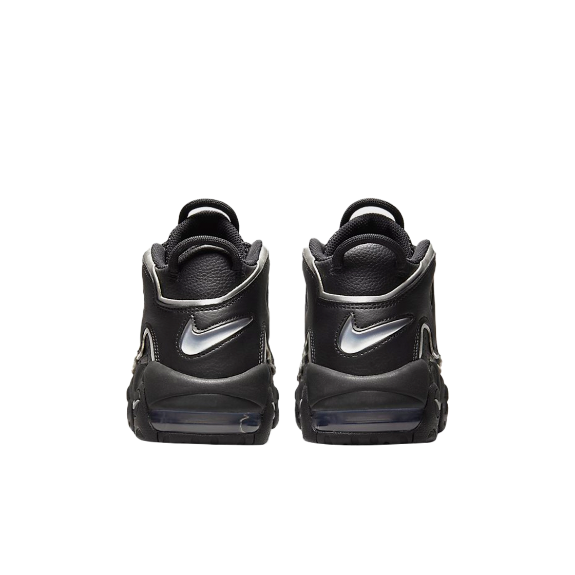 (W) 나이키 에어 모어 업템포 블랙 실버((W) Nike Air More Uptempo Black Silver) - 3