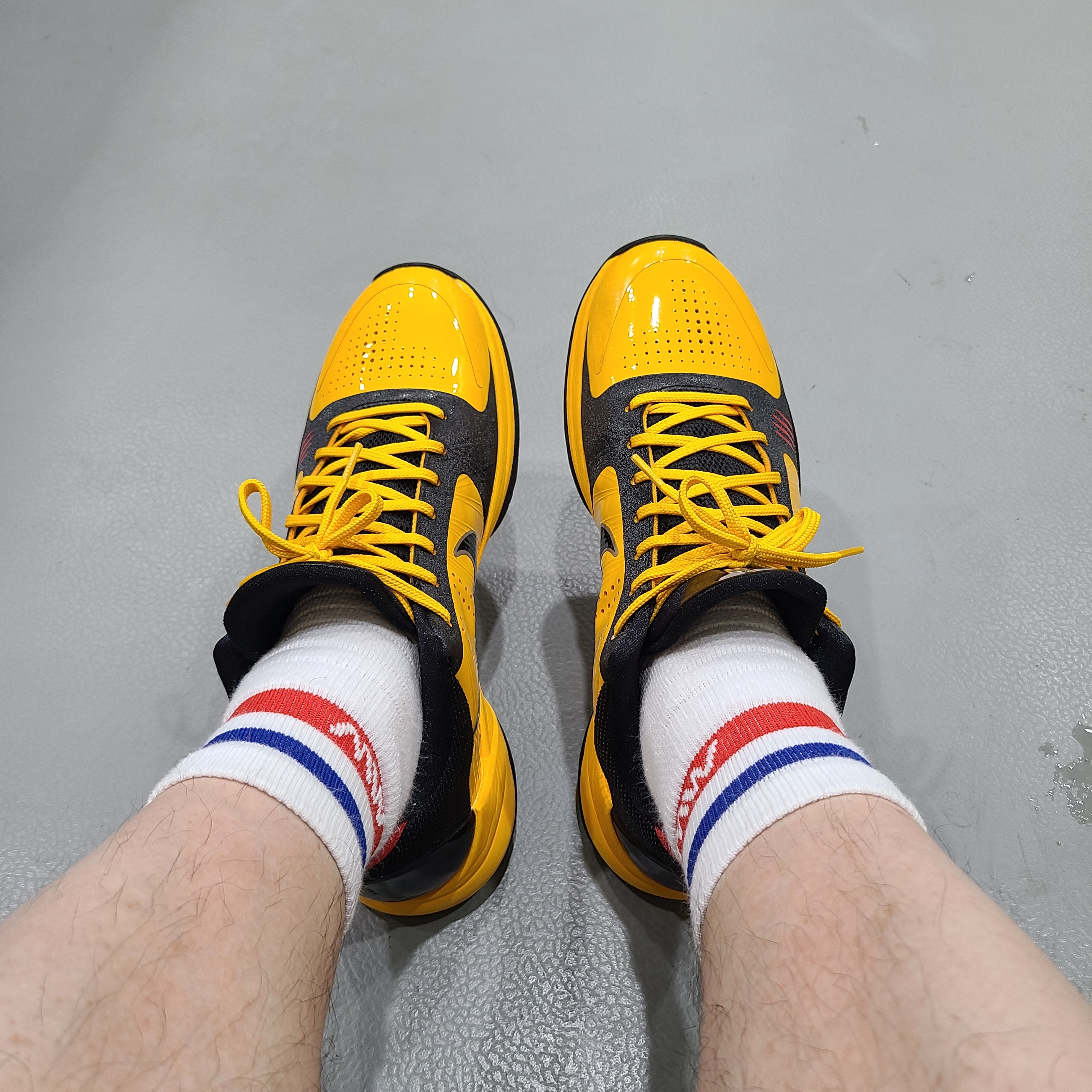 Nike Kobe 5 Protro Bruce Lee 착용 스타일