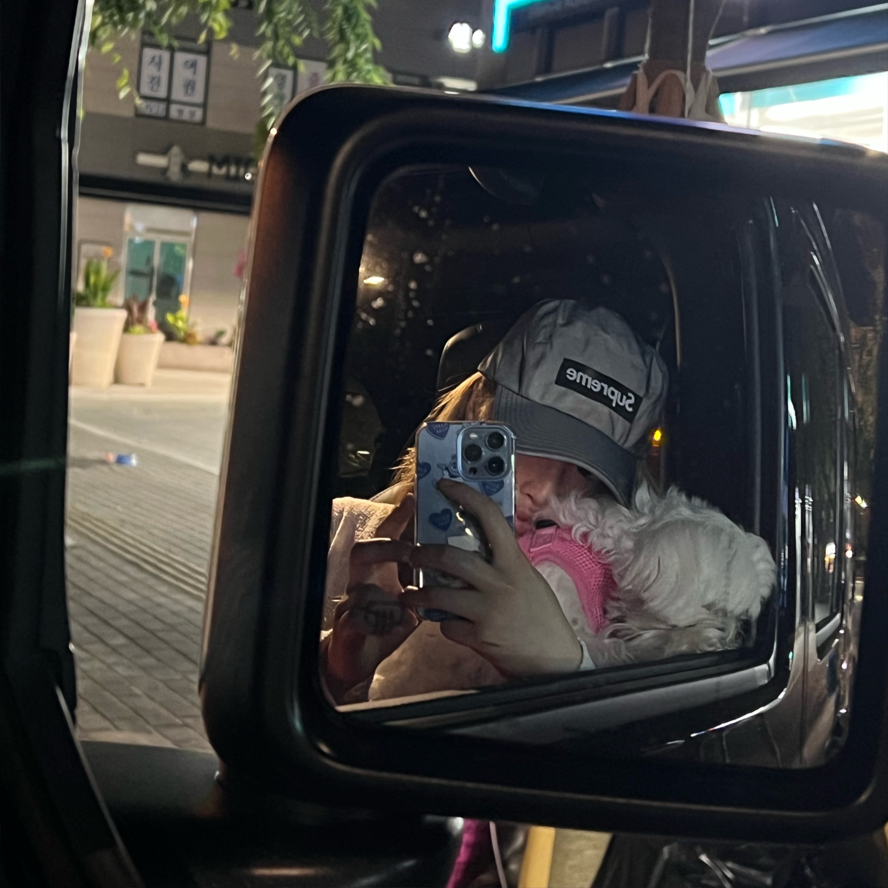 Supreme Reflective Mesh Camp Cap Black - 22SS 착용 스타일