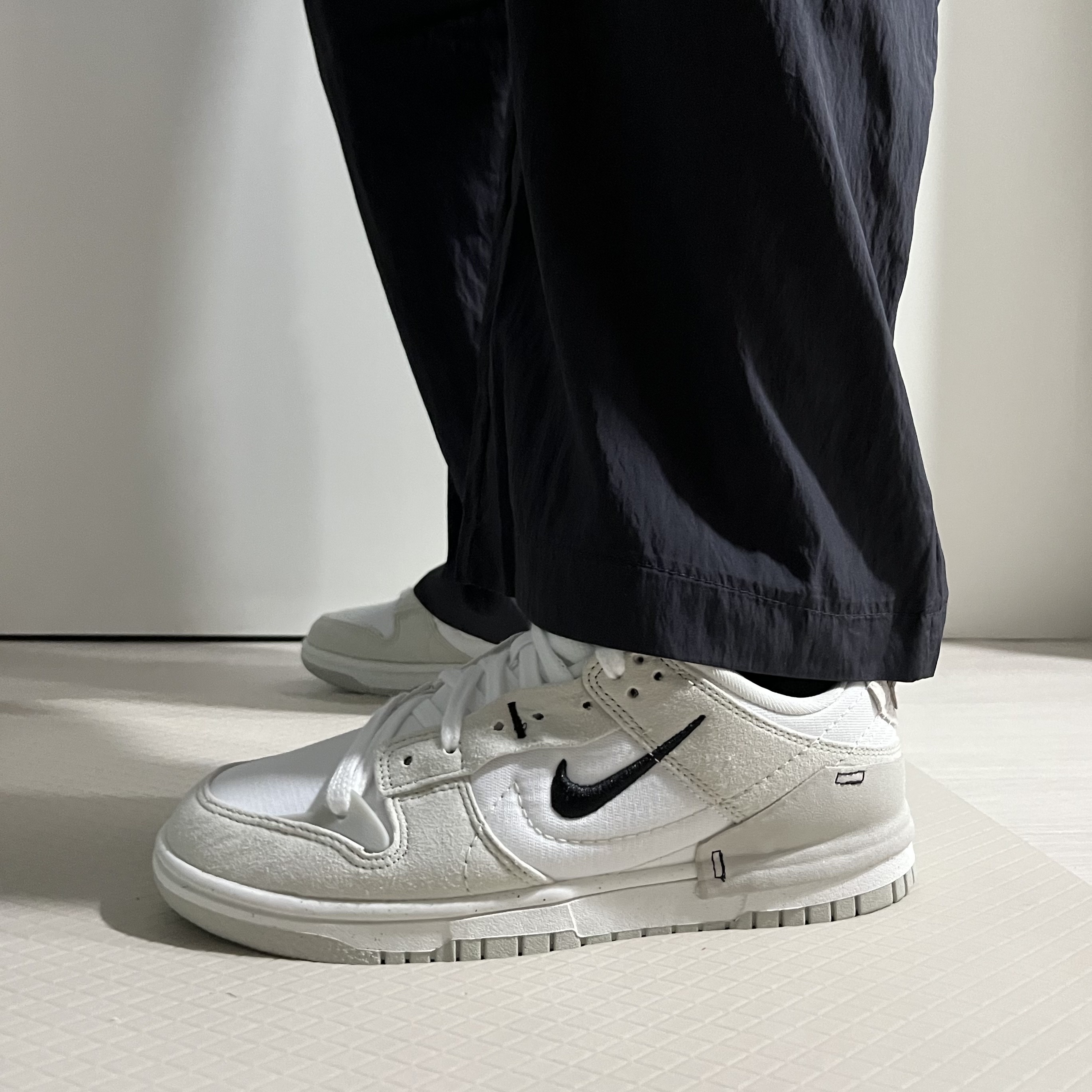 (W) Nike Dunk Low Disrupt 2 White Light Bone 착용 스타일