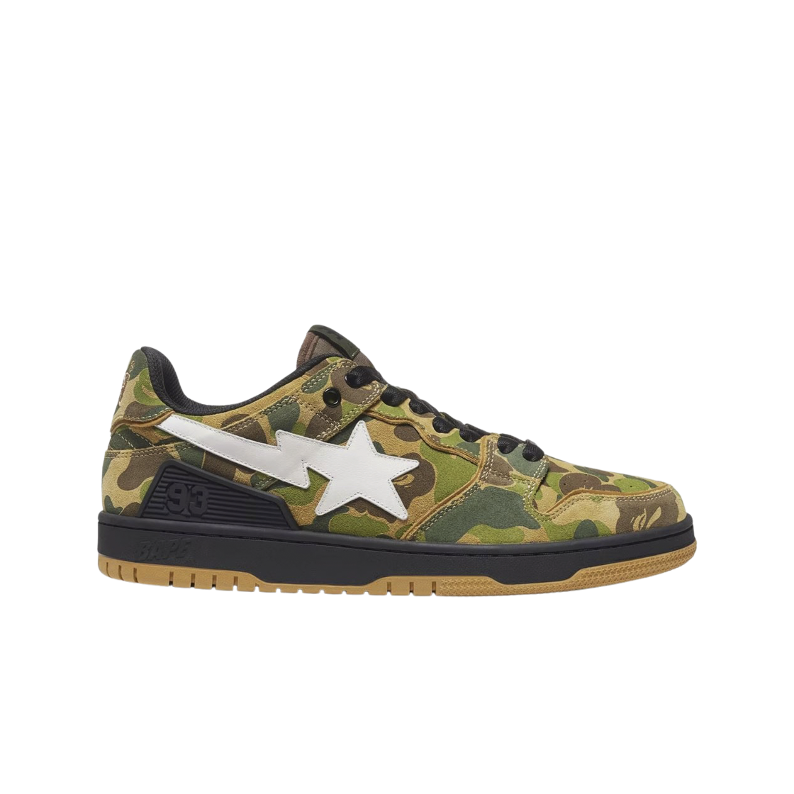 BAPE Bape Sta Low Green Black Gum 상세 이미지 1