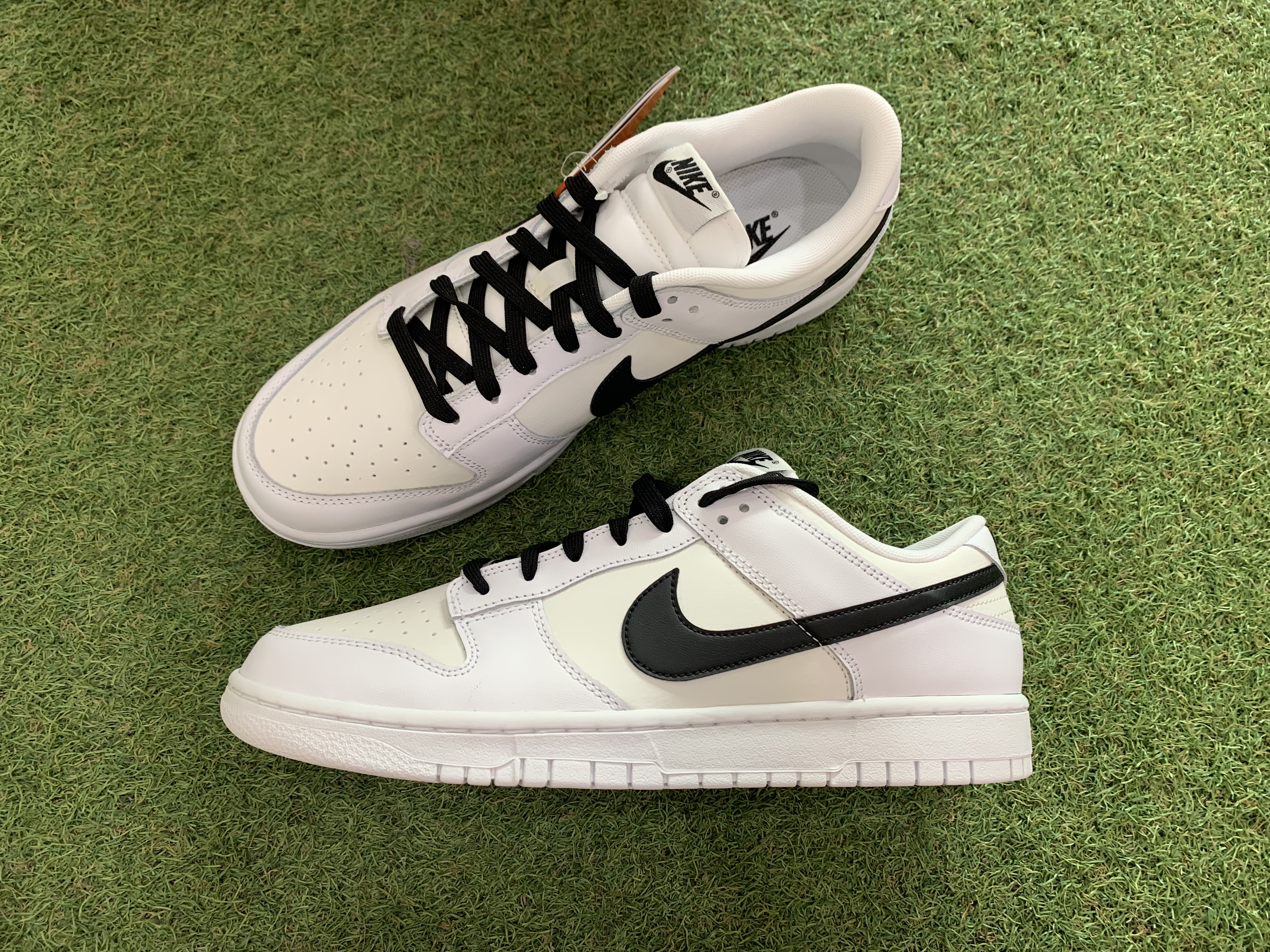 Nike Dunk Low Retro Summit White 착용 스타일 - 2