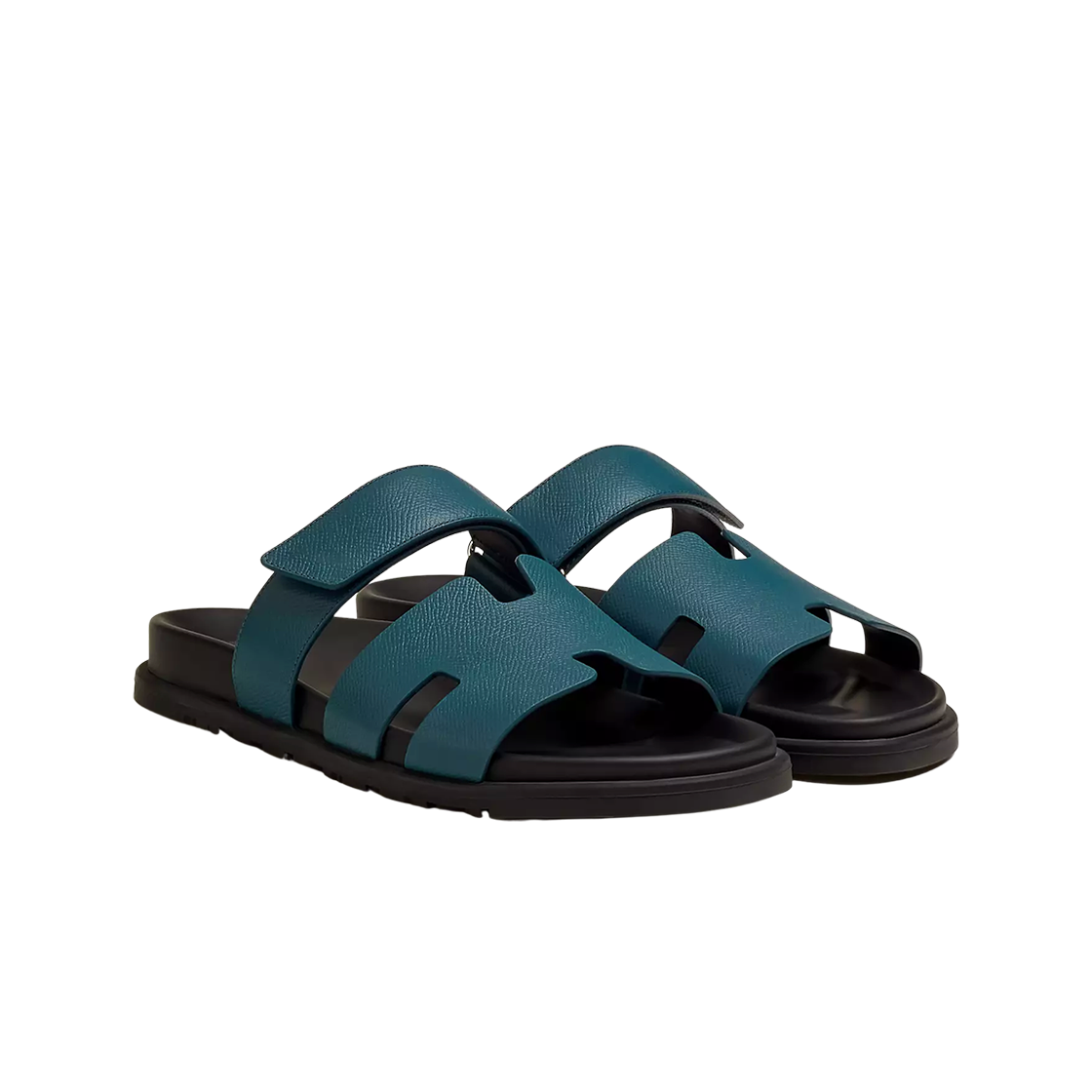 에르메스 시프레 샌들 앱송 & 블루 카나드(Hermes Chypre Sandal Epsom & Bleu Canard) - 2