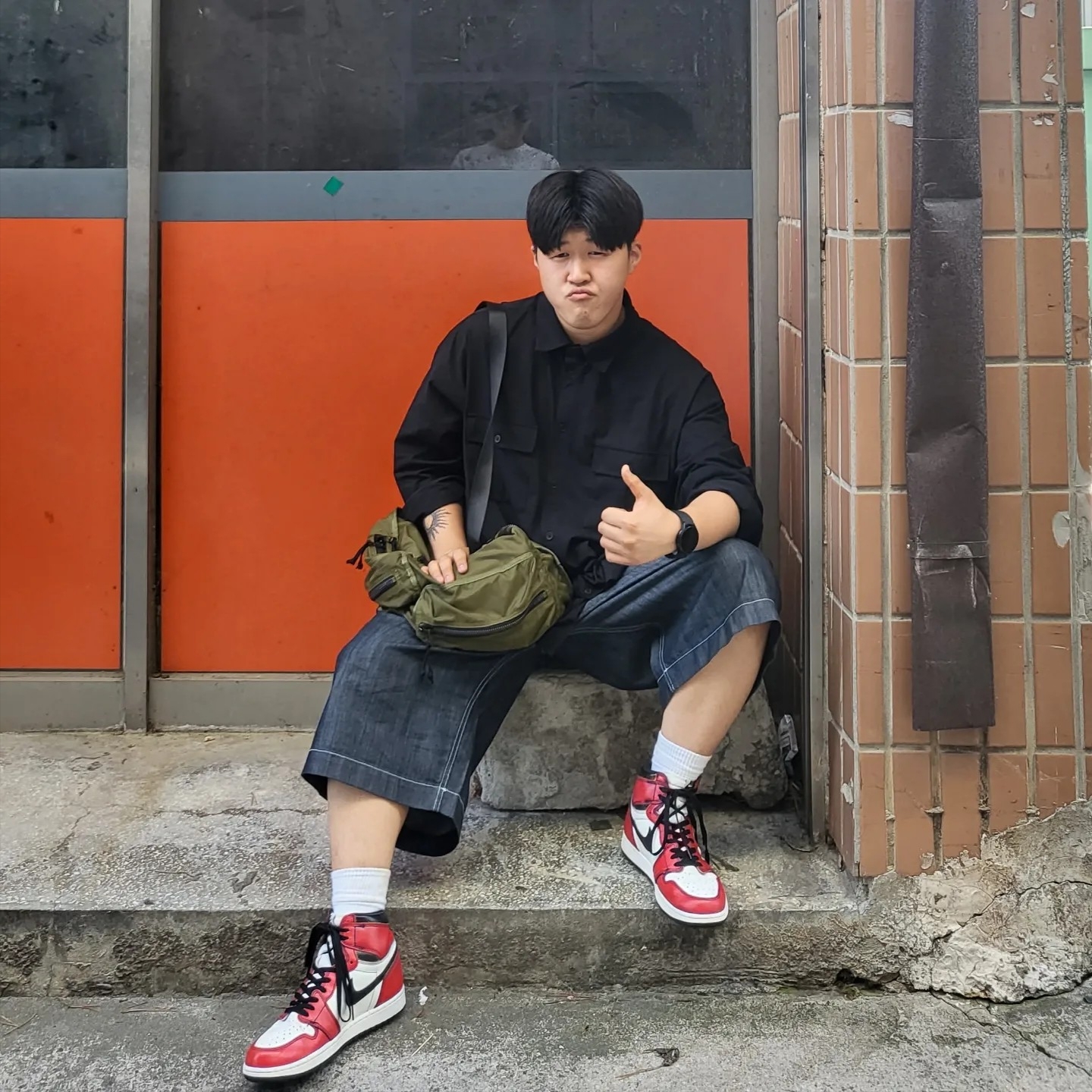 Jordan 1 Retro High OG Defiant SB LA to Chicago 착용 스타일