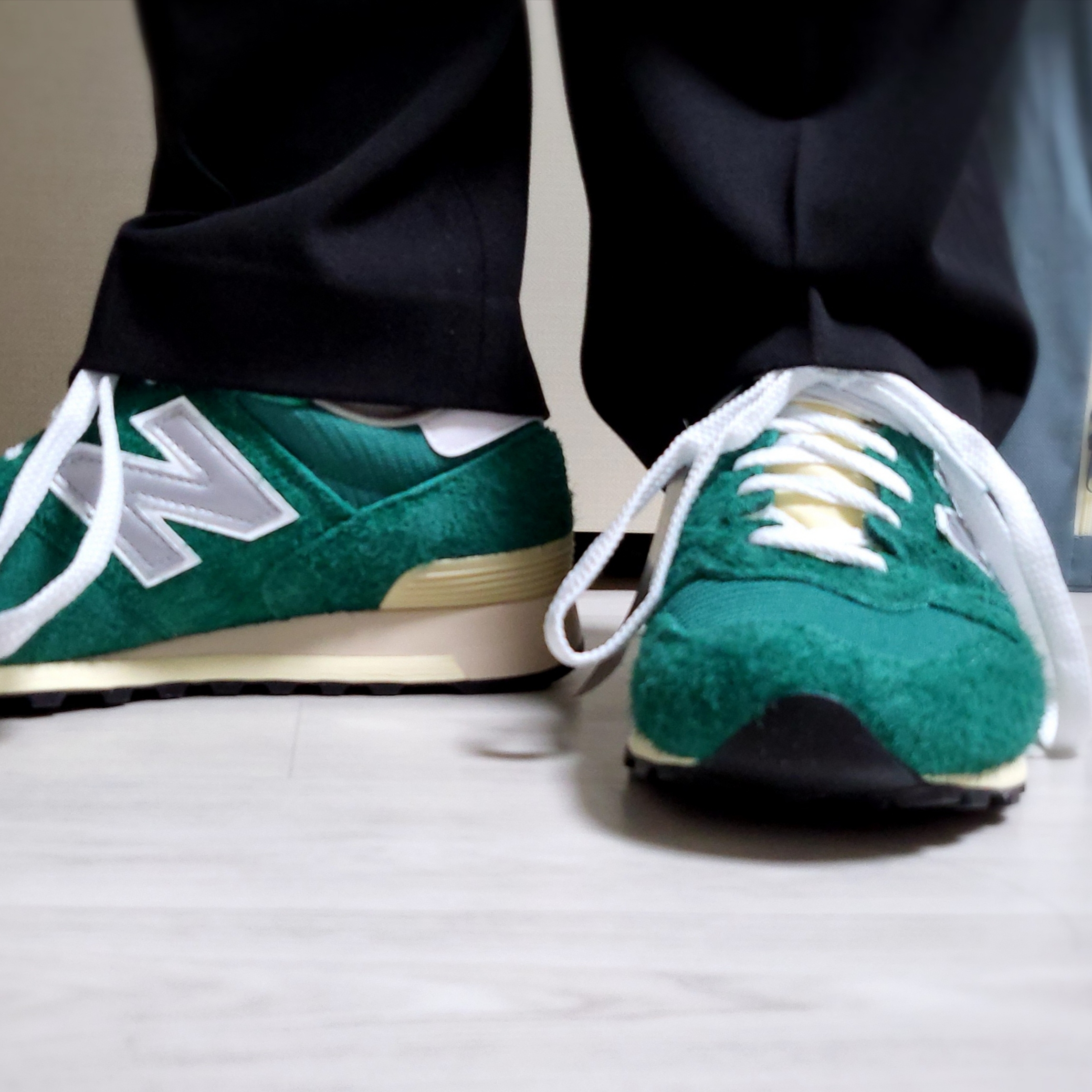 New Balance x Aime Leon Dore 1300 Botanical Green 착용 스타일 - 2