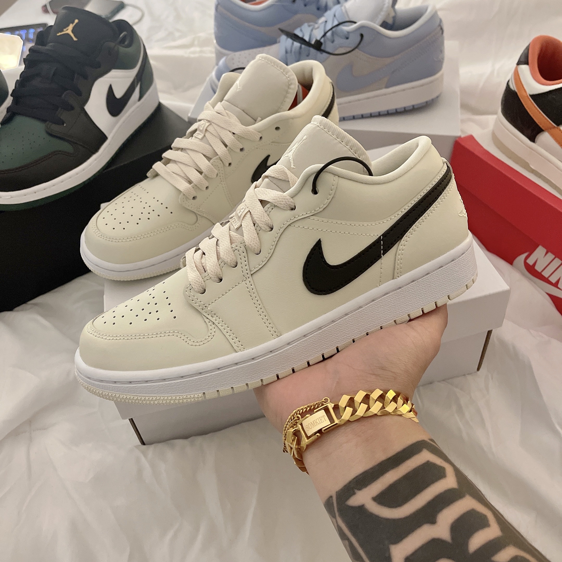 (W) Jordan 1 Low Coconut Milk 착용 스타일