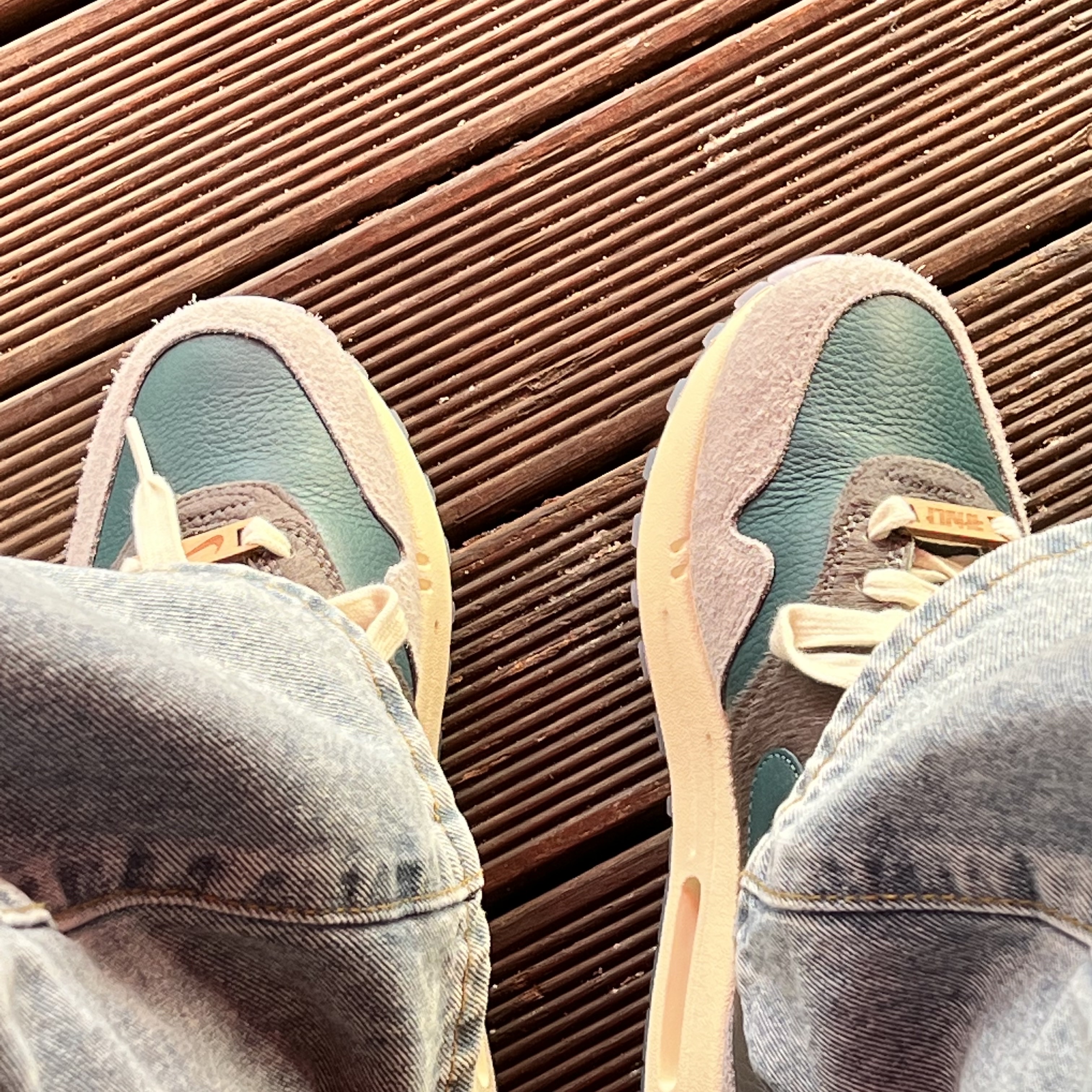 Nike x Kasina Air Max 1 SP Won-Ang Particle Grey 착용 스타일