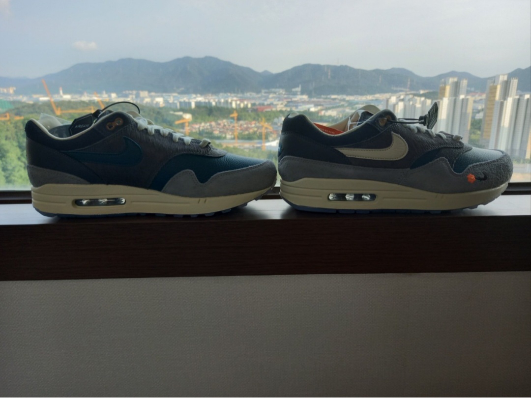 Nike x Kasina Air Max 1 SP Won-Ang Particle Grey 착용 스타일