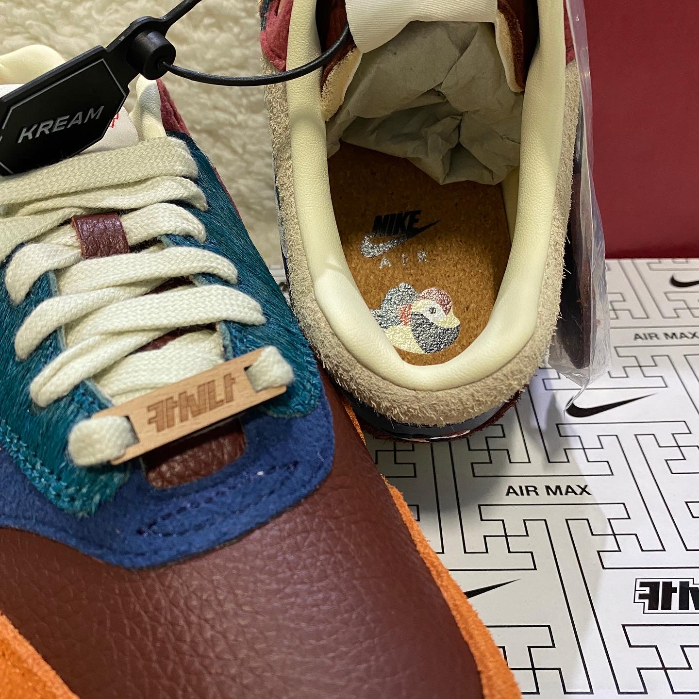 Nike x Kasina Air Max 1 SP Won-Ang Orange 착용 스타일 - 2