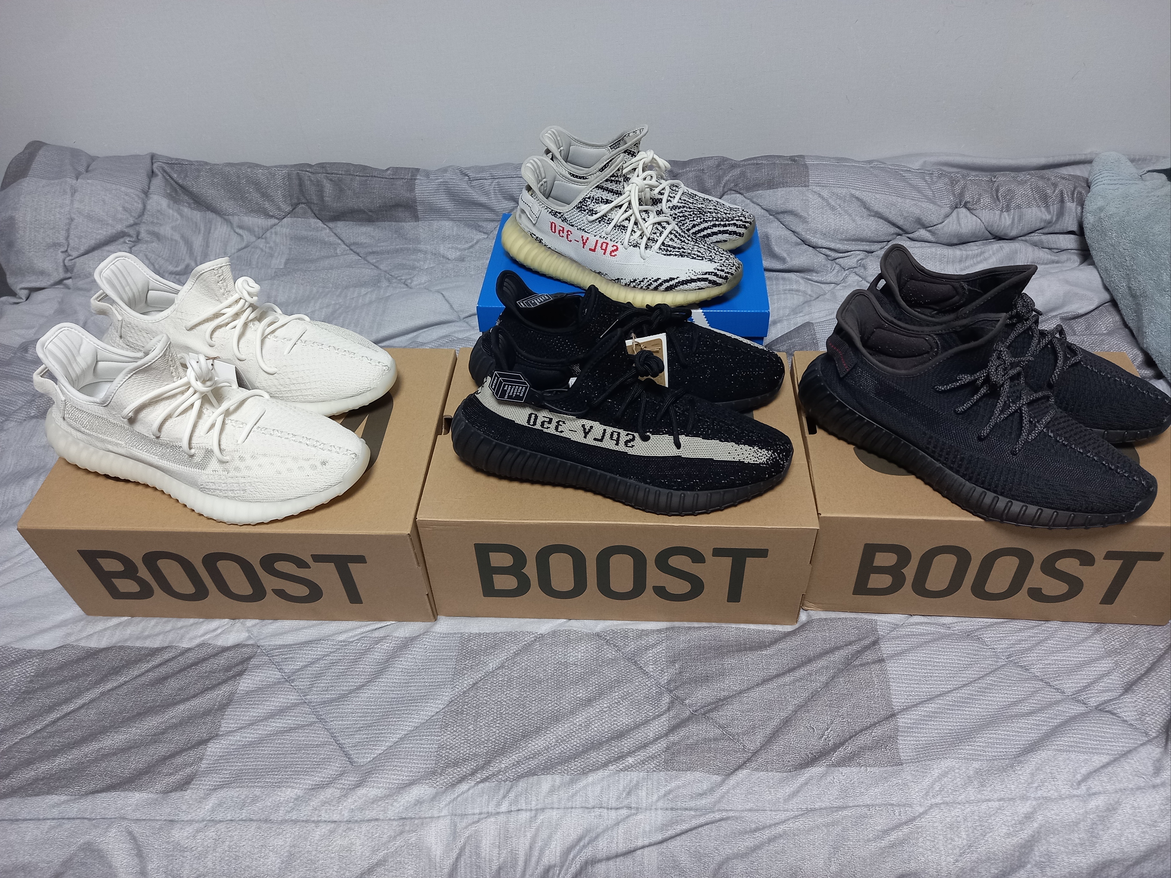 Adidas Yeezy Boost 350 V2 Bone, Adidas Yeezy Boost 350 V2 Zebra 2017/2019/2020 착용 스타일
