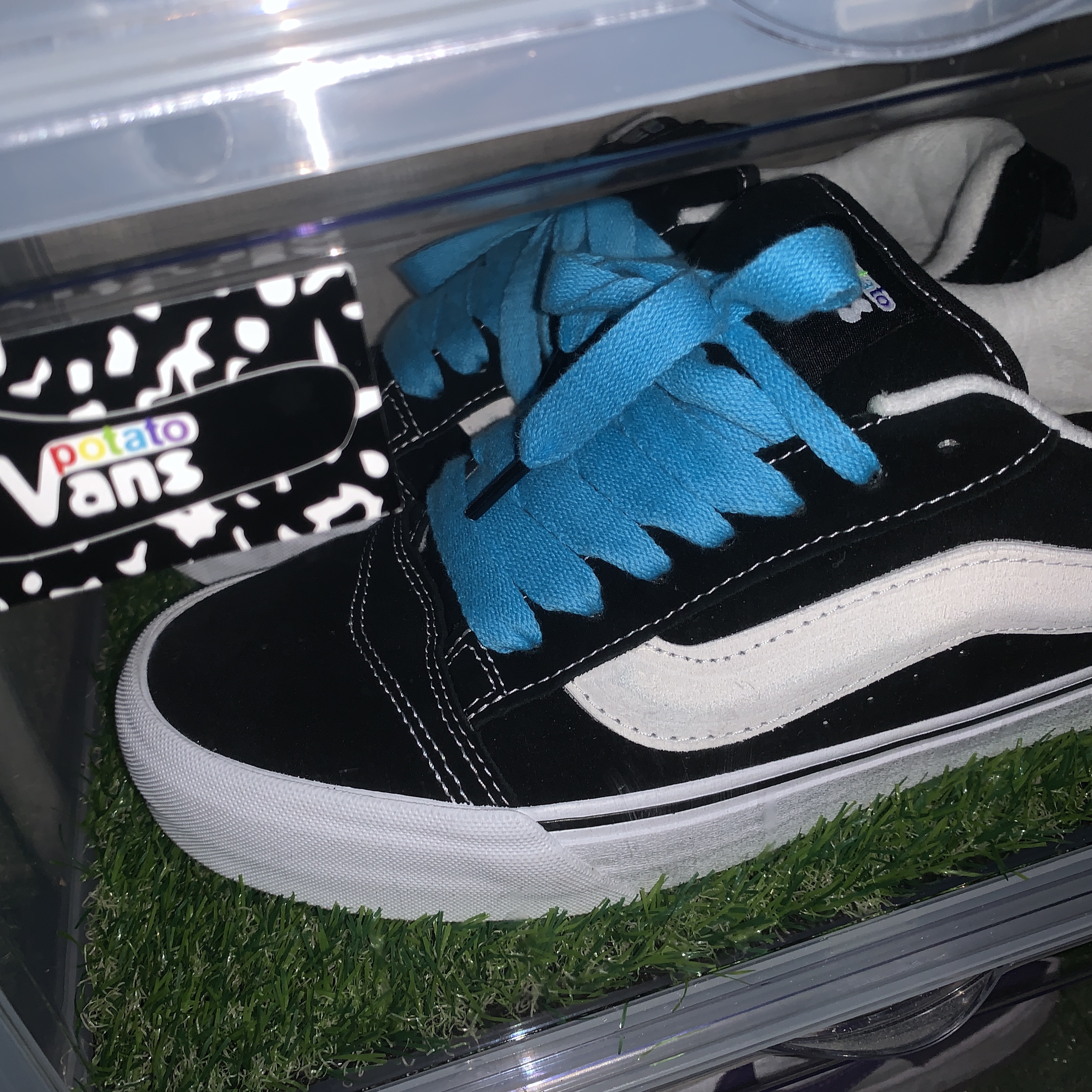 Vans Vault x Imran Potato Knu-Skool VR3 LX Black White 착용 스타일