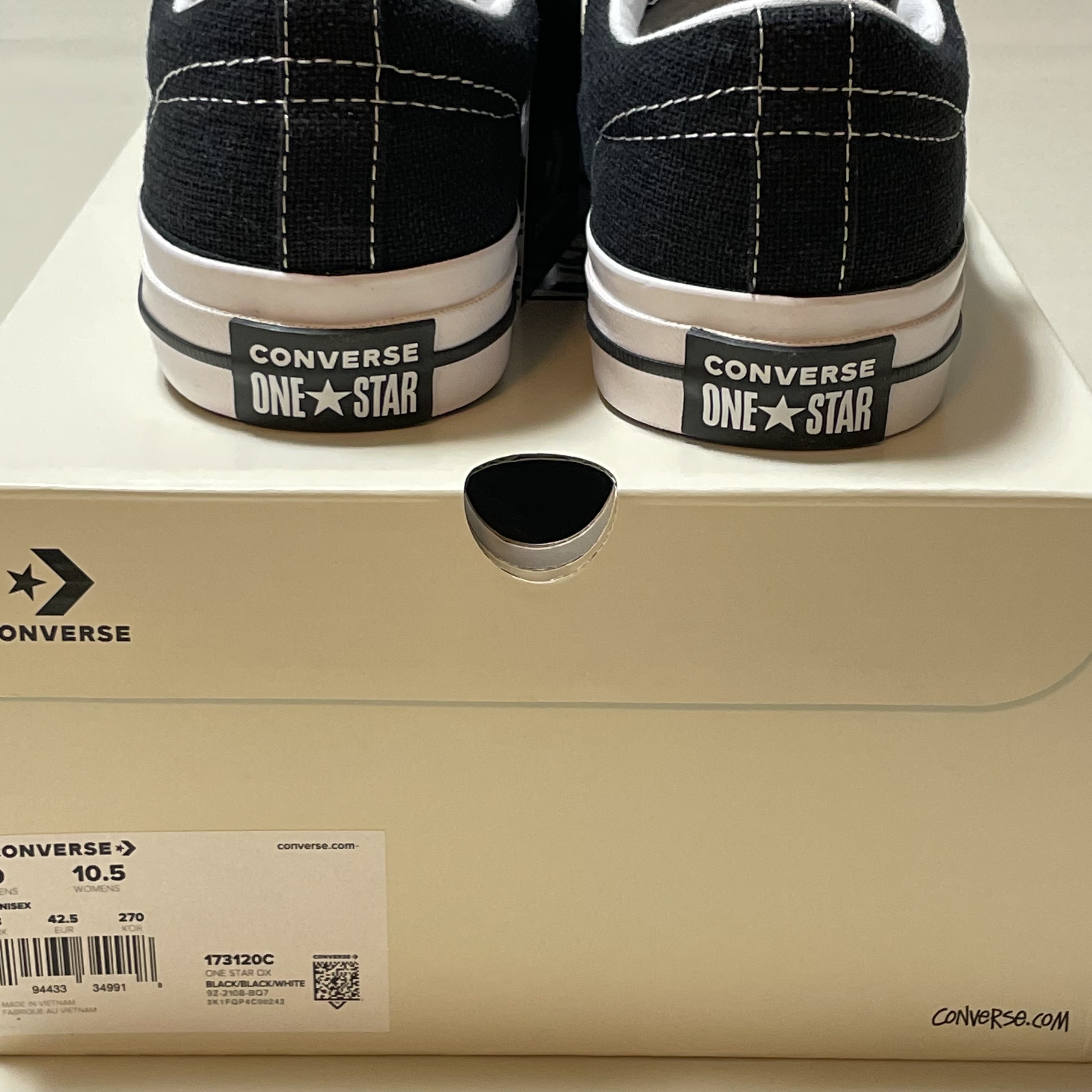 Converse x Stussy One Star Ox Black 착용 스타일 - 2