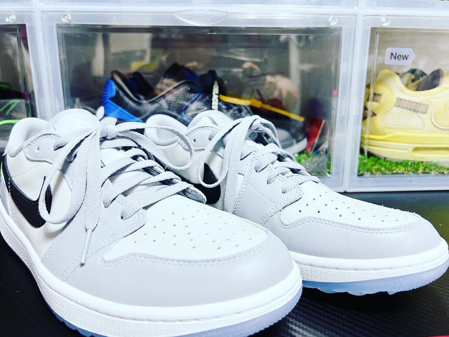 Jordan 1 Low Golf Wolf Grey 착용 스타일 - 2