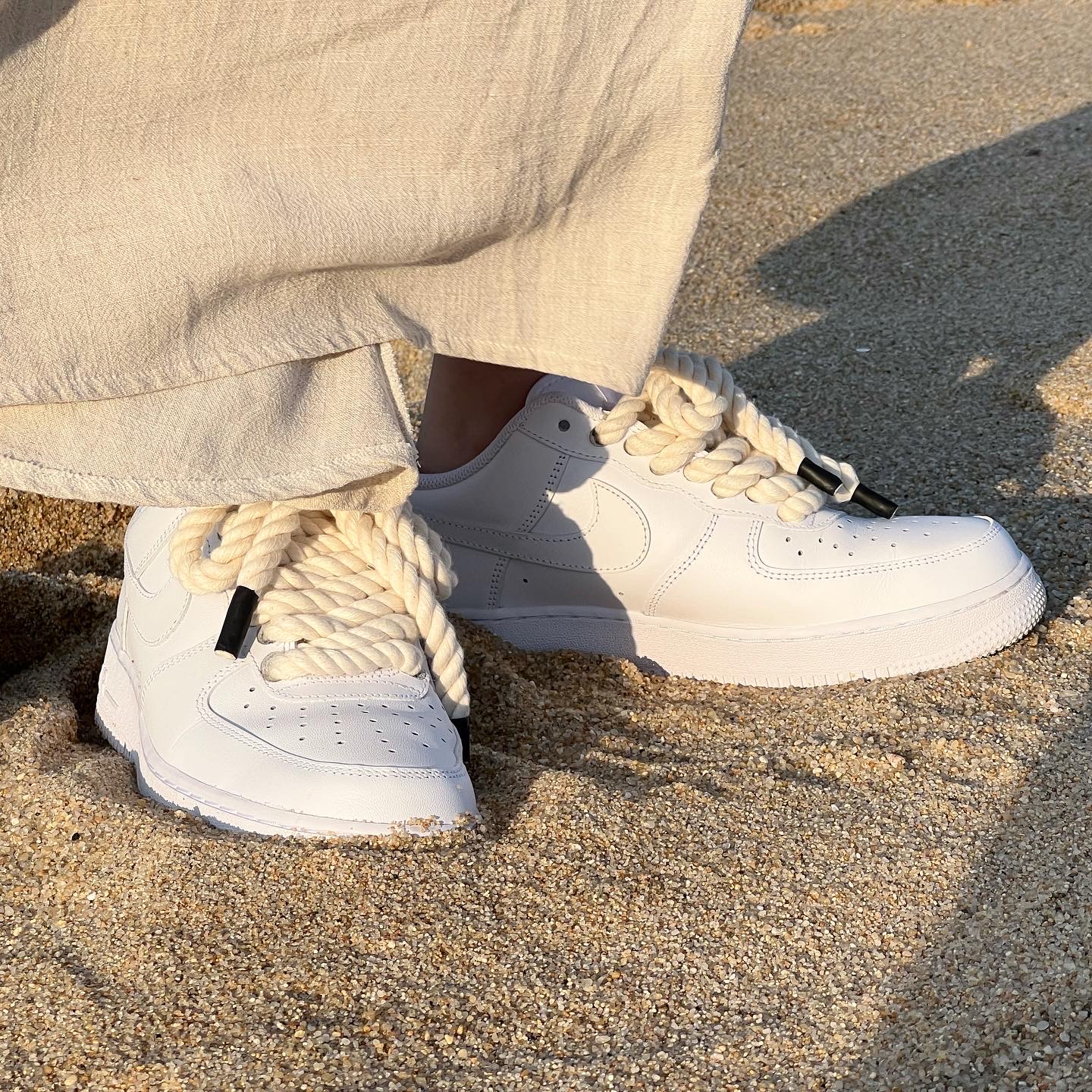 Nike Air Force 1 '07 Low White, (W) Nike Air Force 1 '07 Low White 착용 스타일 - 3