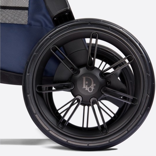 Dior Stroller Blue and Beige Water-Repellent Canvas with Dior Oblique Print (Korean Ver.) 착용 스타일 - 3
