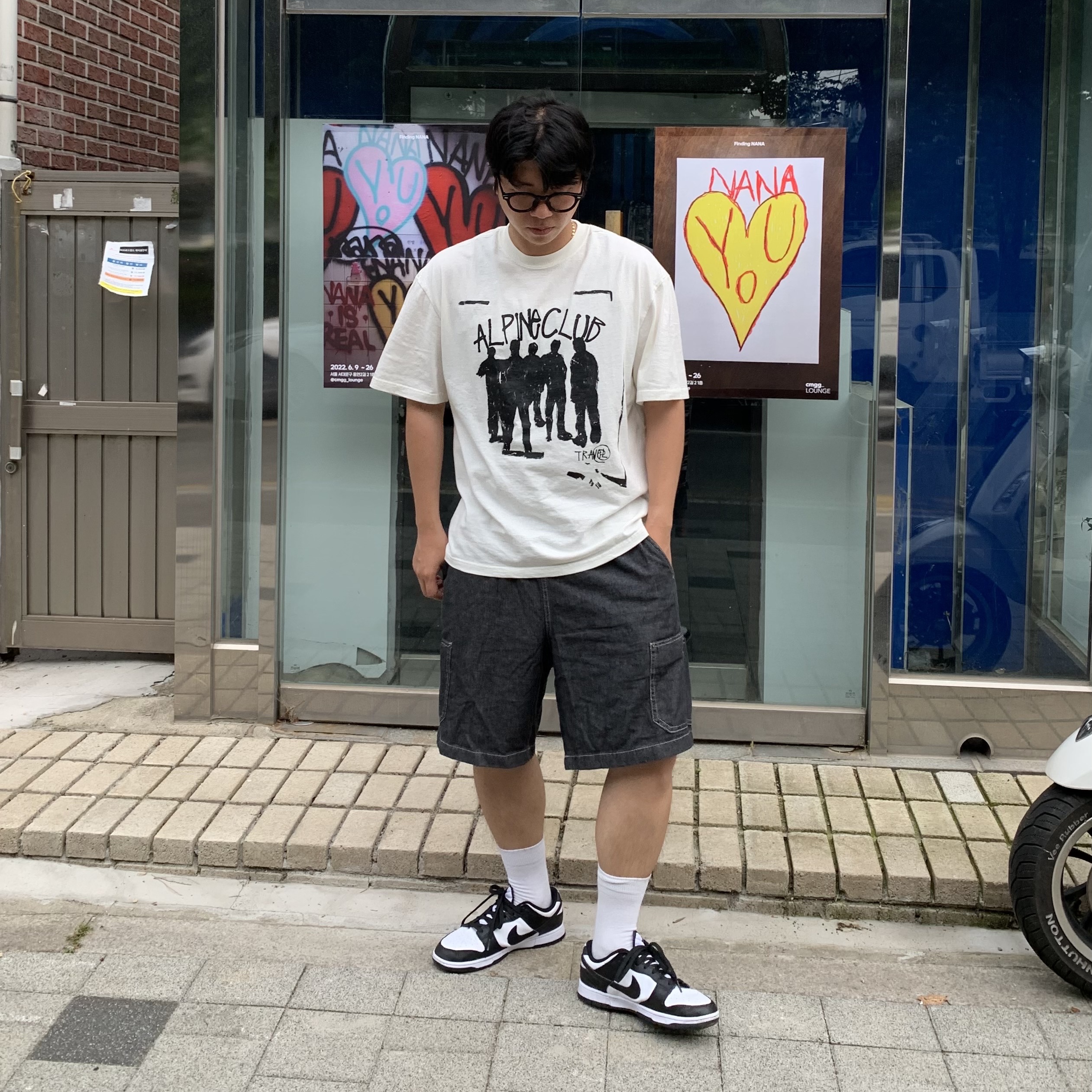 Nike Dunk Low Retro Black 착용 스타일