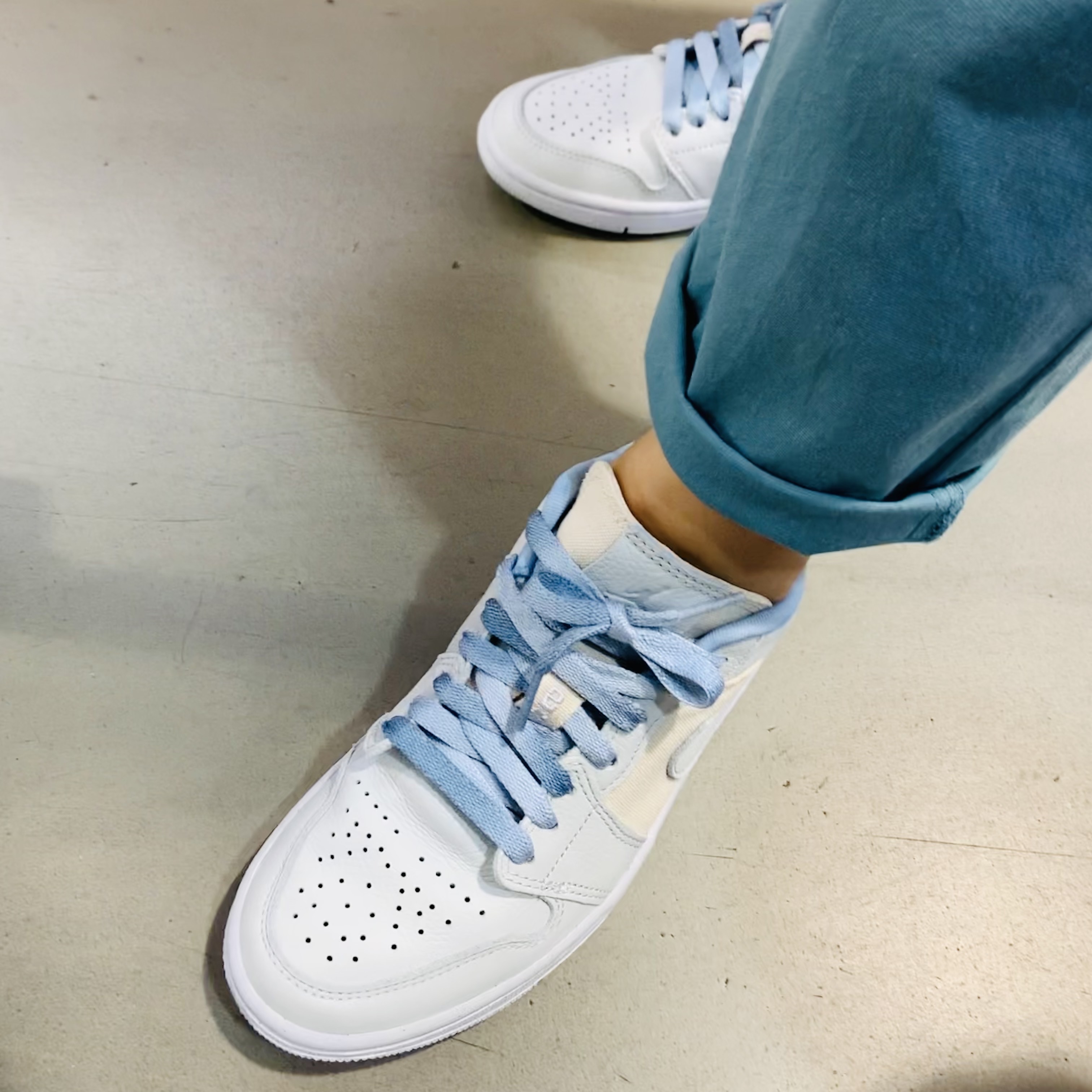 (W) Jordan 1 Low Canvas 착용 스타일 - 5