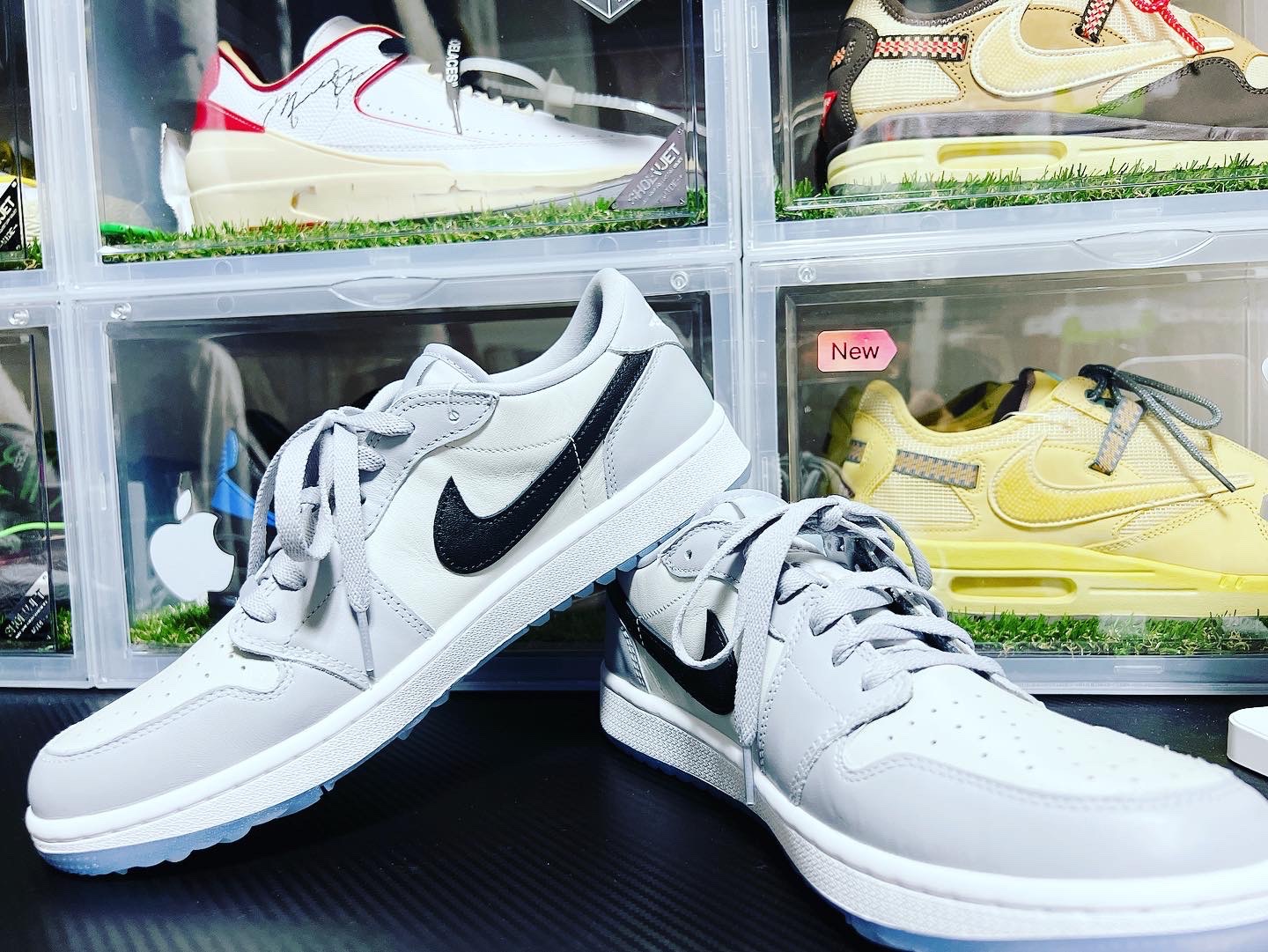 Jordan 1 Low Golf Wolf Grey 착용 스타일 - 3