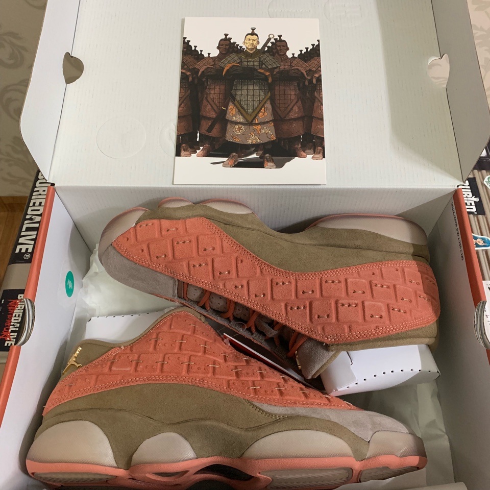 Jordan 13 x Clot Retro Low Sepia Stone 착용 스타일 - 2