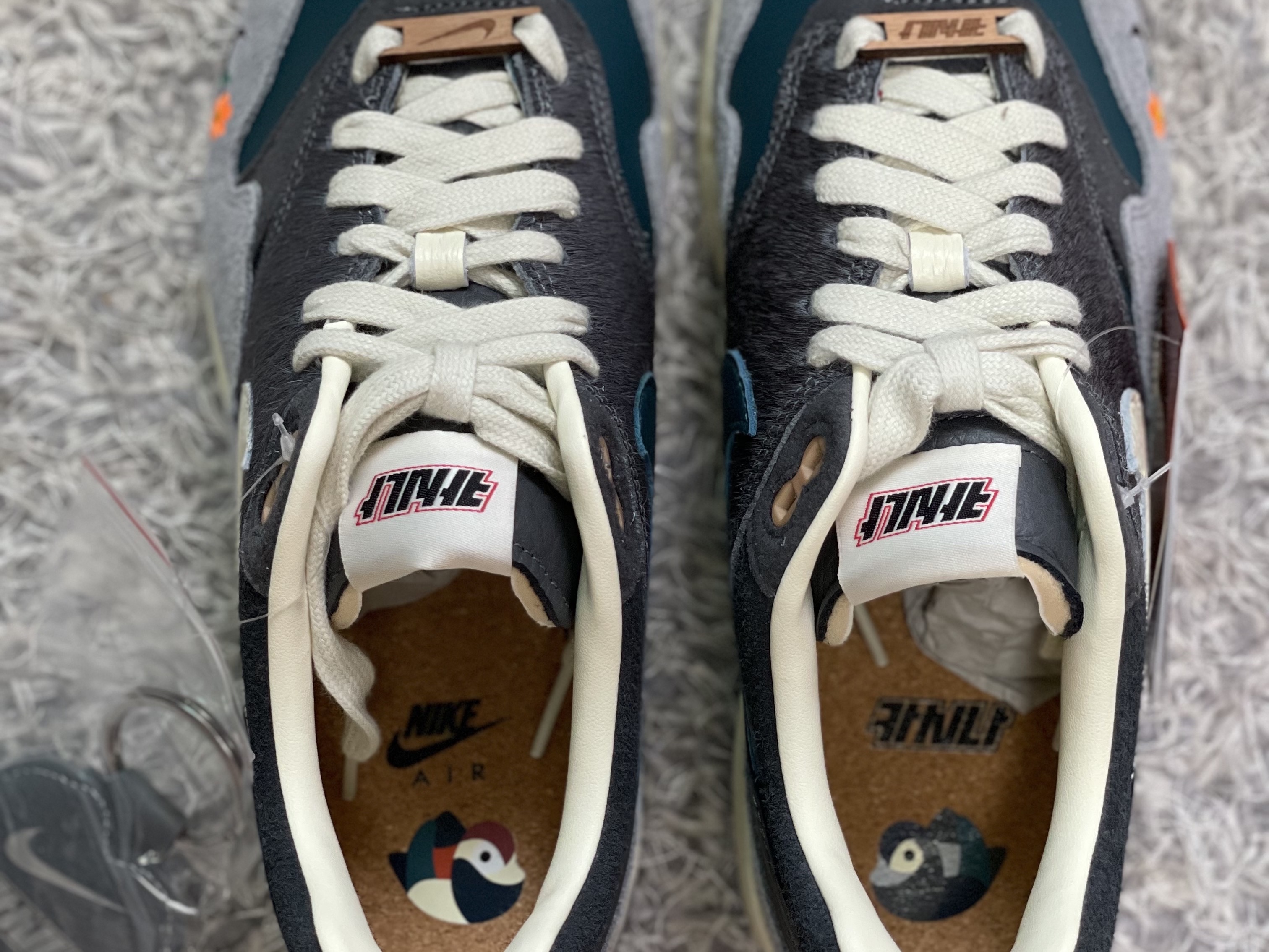 Nike x Kasina Air Max 1 SP Won-Ang Particle Grey 착용 스타일 - 5
