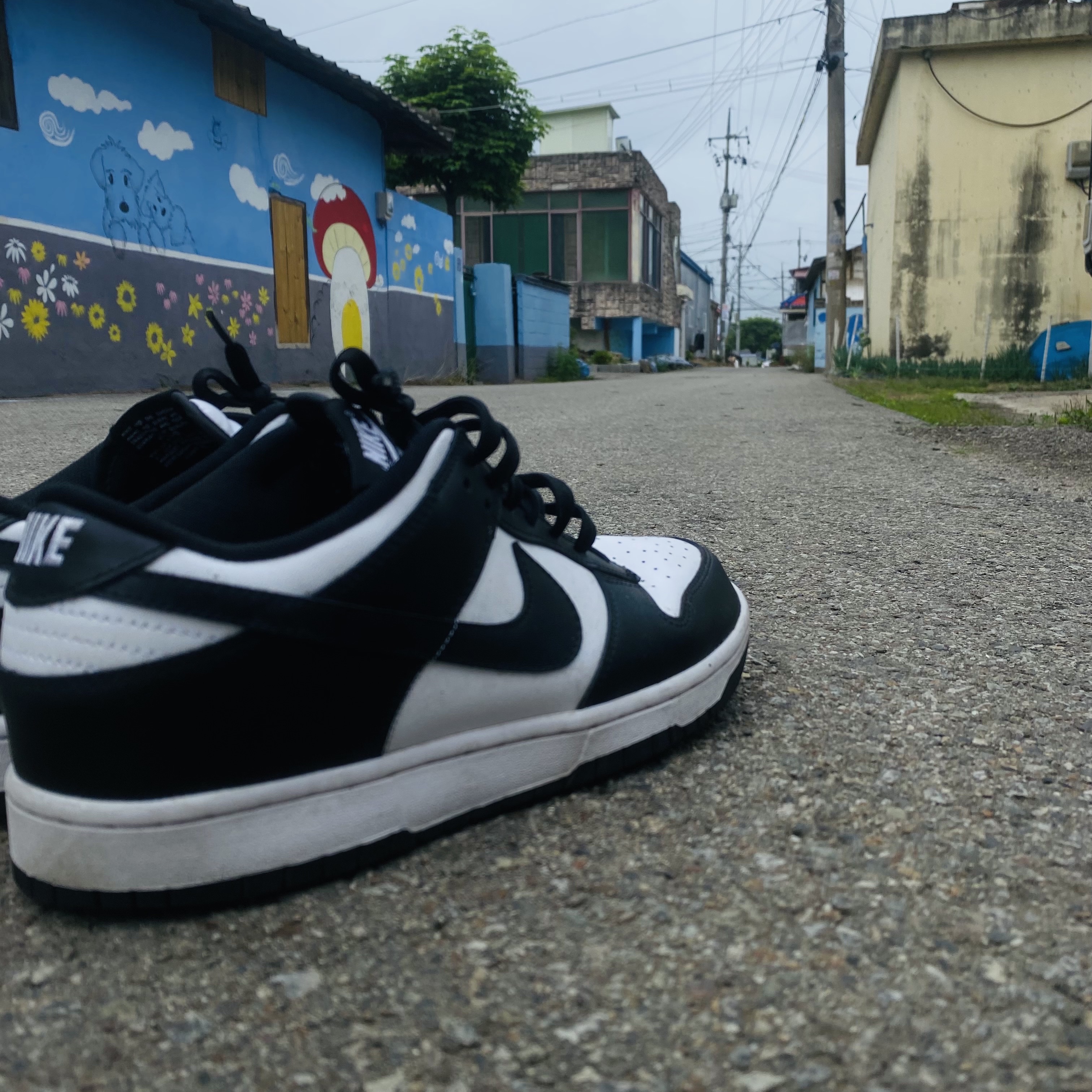Nike Dunk Low Retro Black 착용 스타일