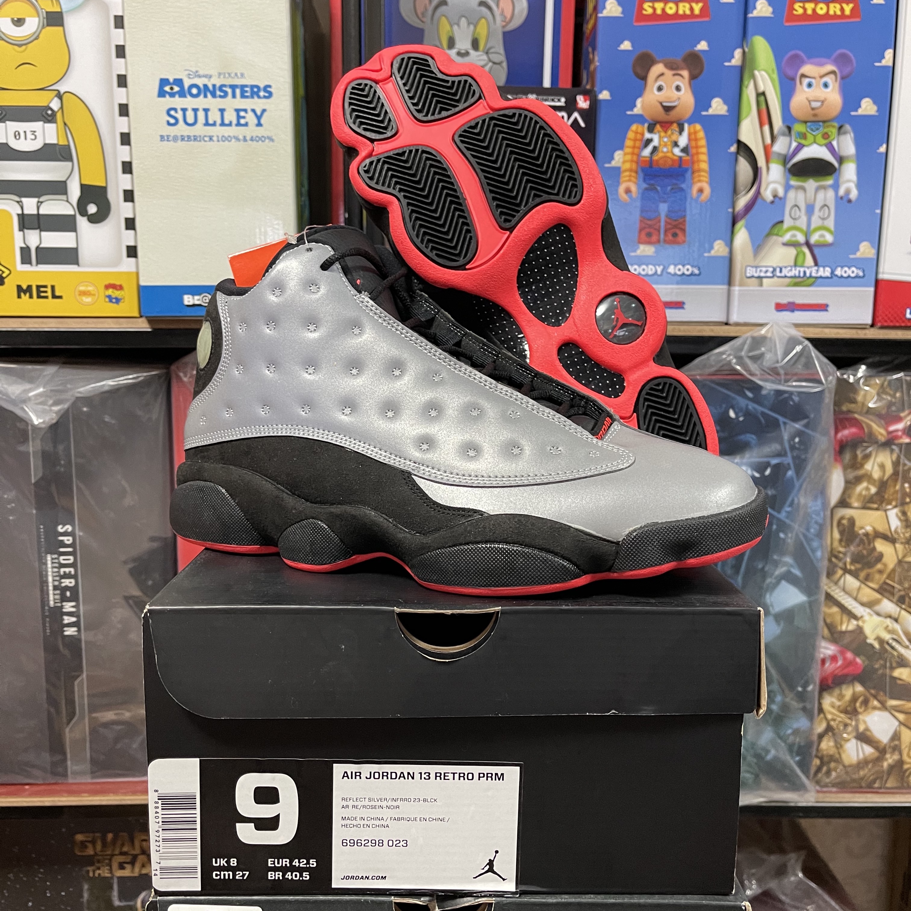 Jordan 13 Retro PRM 3M Reflective Silver 착용 스타일 - 1