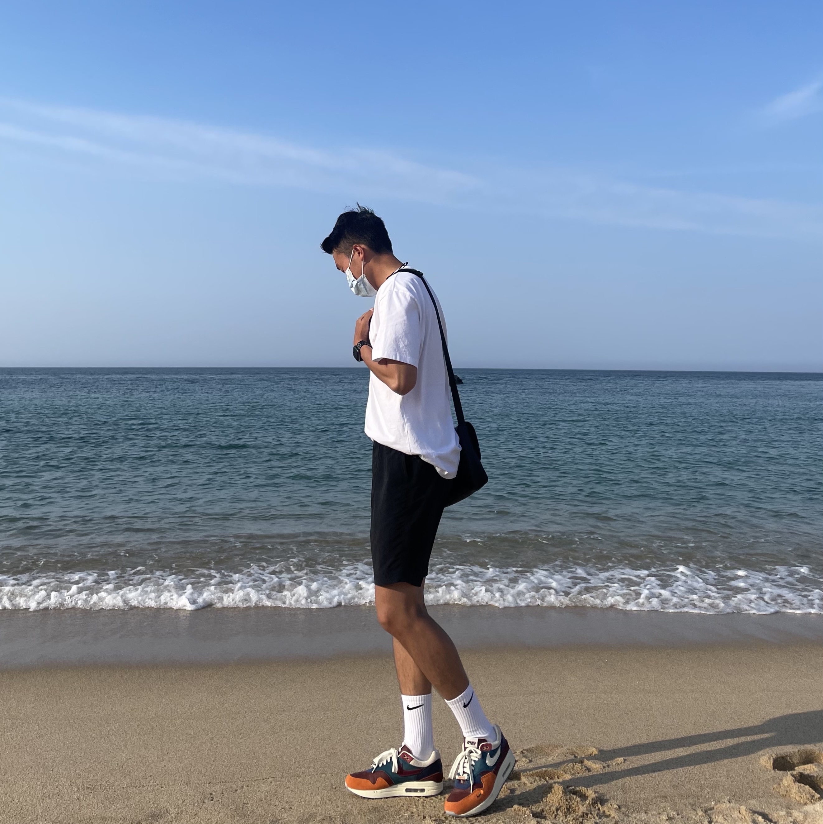 Nike x Kasina Air Max 1 SP Won-Ang Orange 착용 스타일