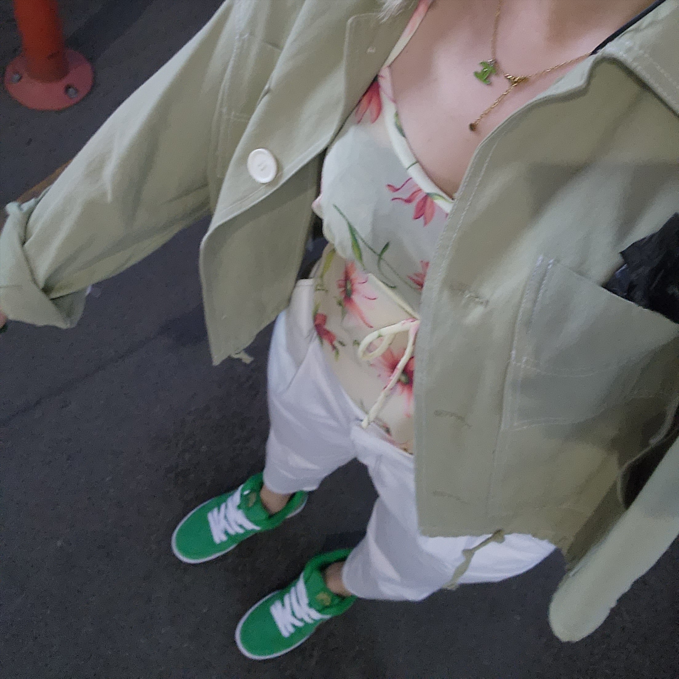 Nike SB Dunk Low Pro Shamrock 착용 스타일