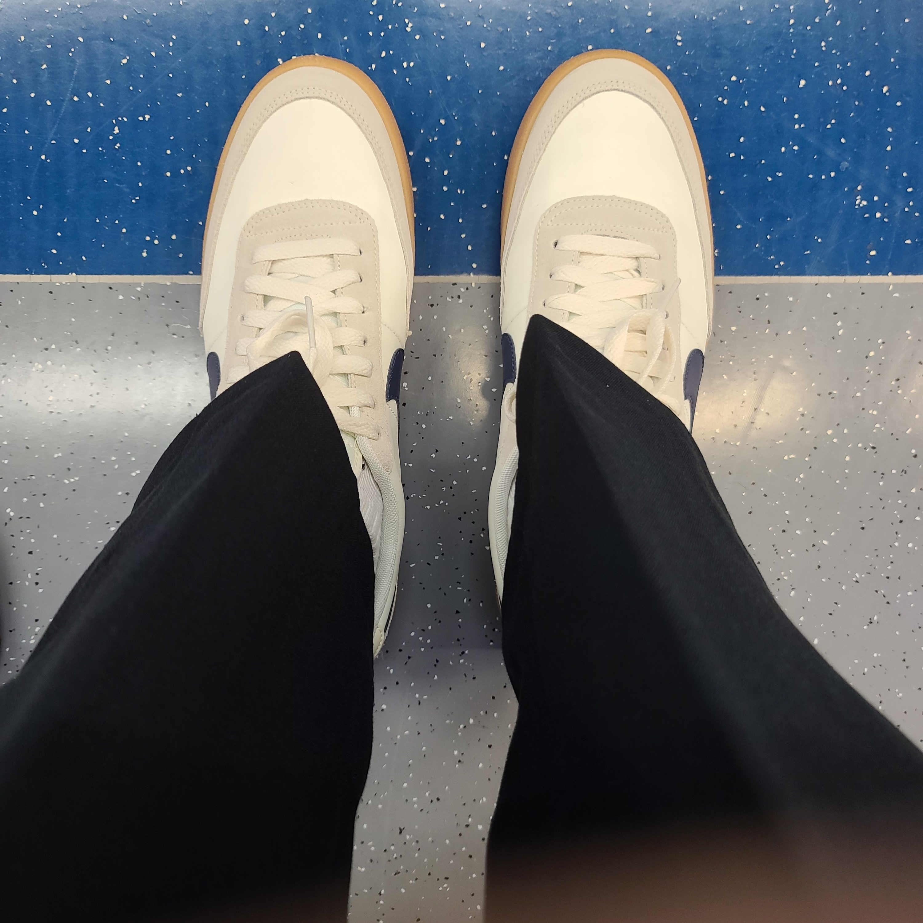 Nike x J.Crew Killshot 2 Sail Midnight Navy 착용 스타일 - 3