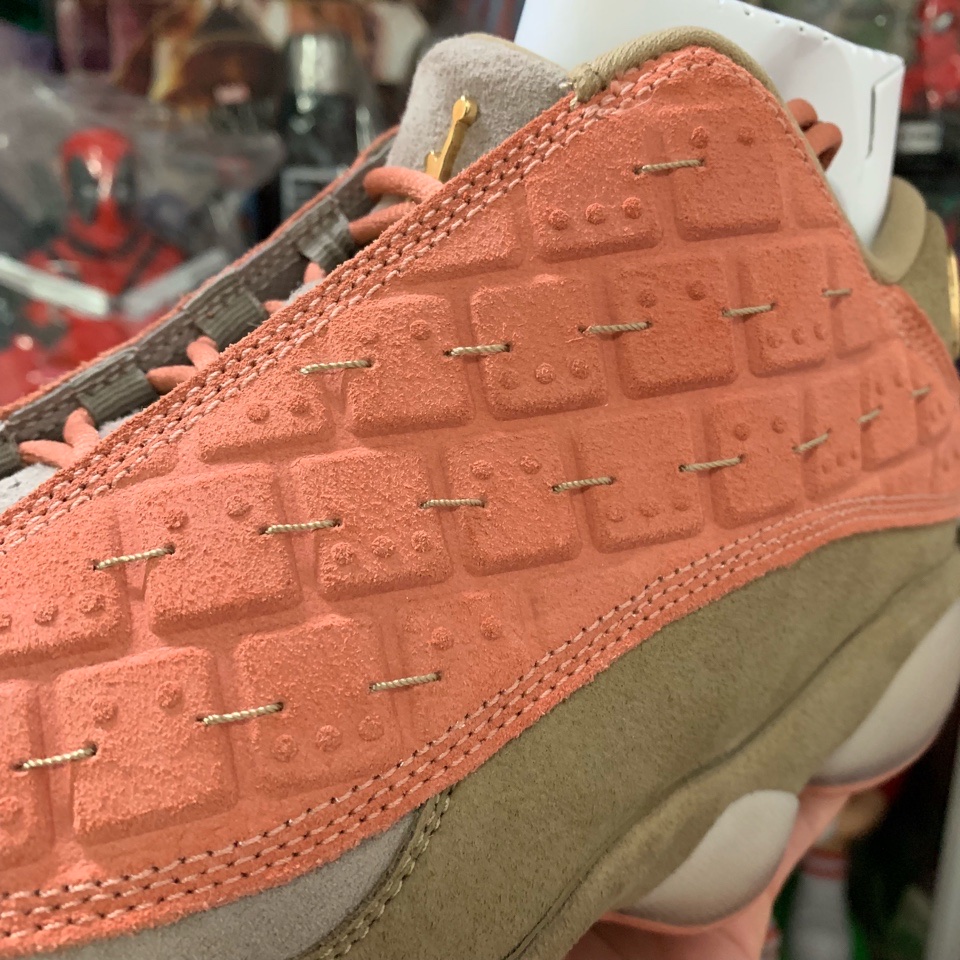 Jordan 13 x Clot Retro Low Sepia Stone 착용 스타일 - 4