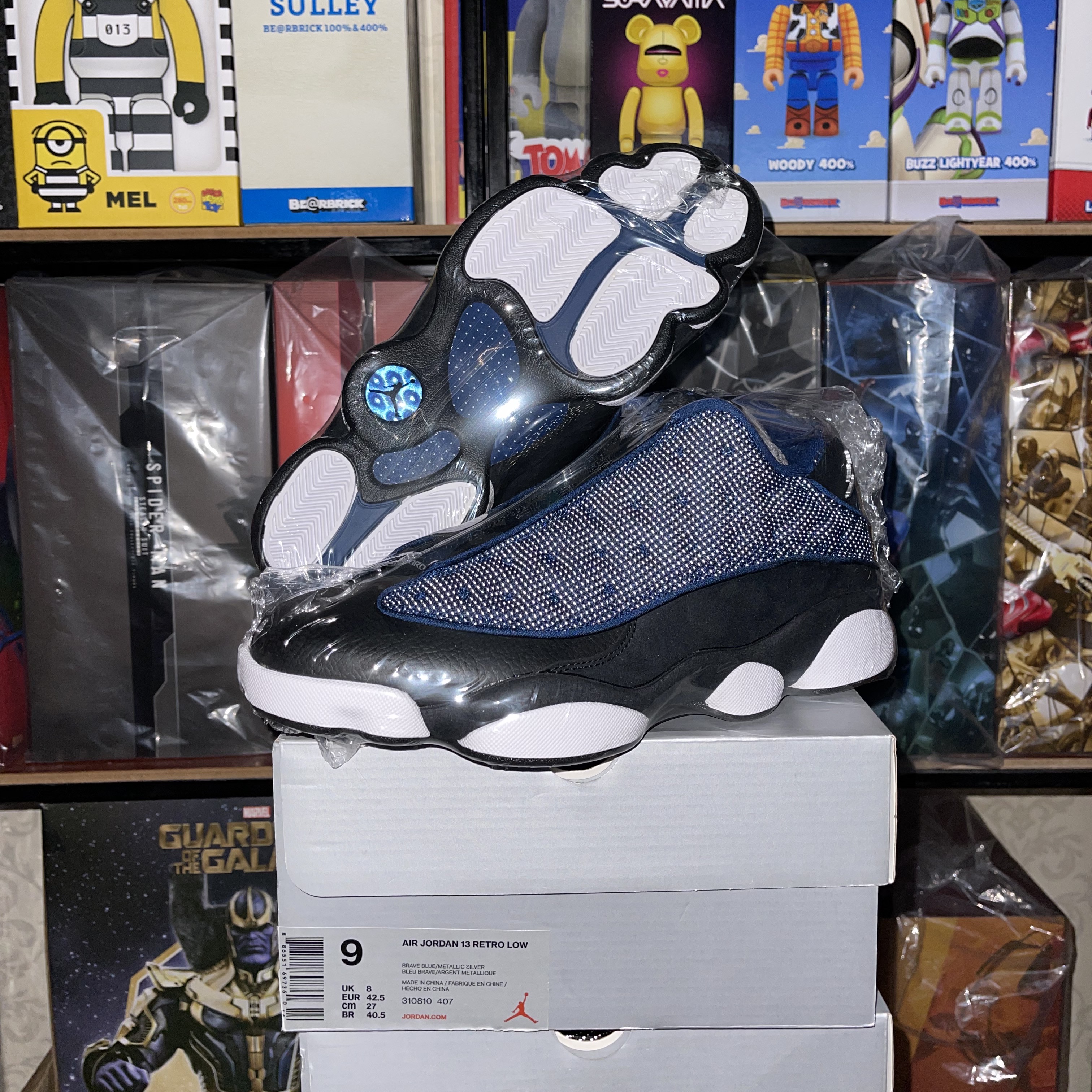 Jordan 13 Retro Low Brave Blue 착용 스타일 - 2