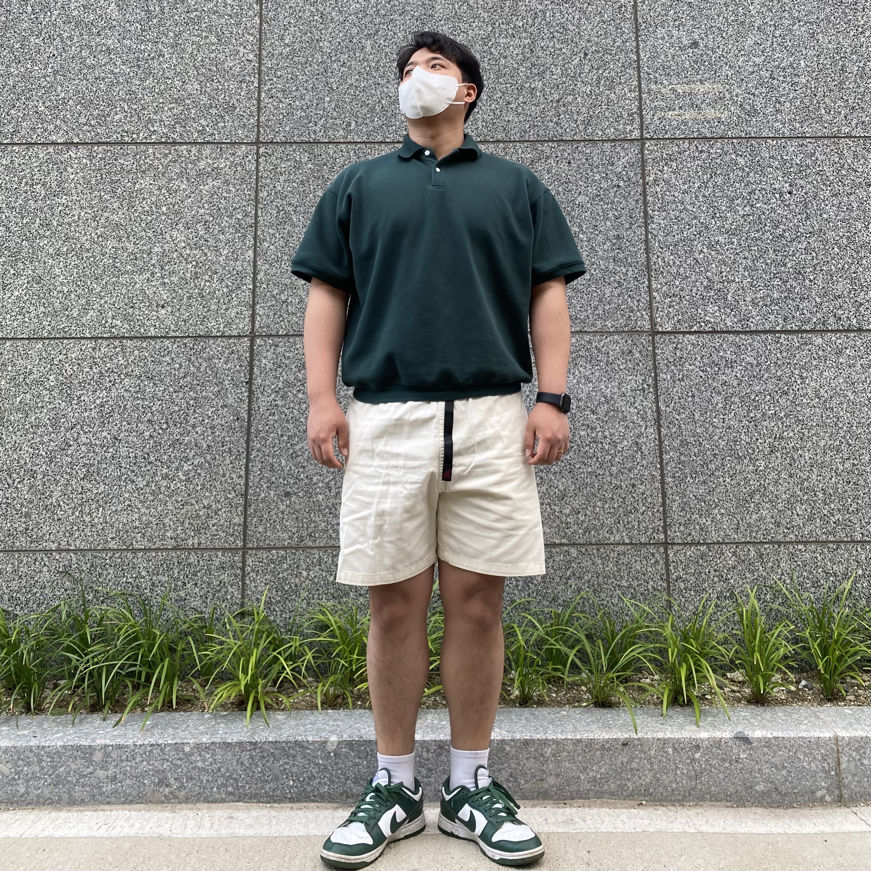 Nike Dunk Low Retro Varsity Green 착용 스타일