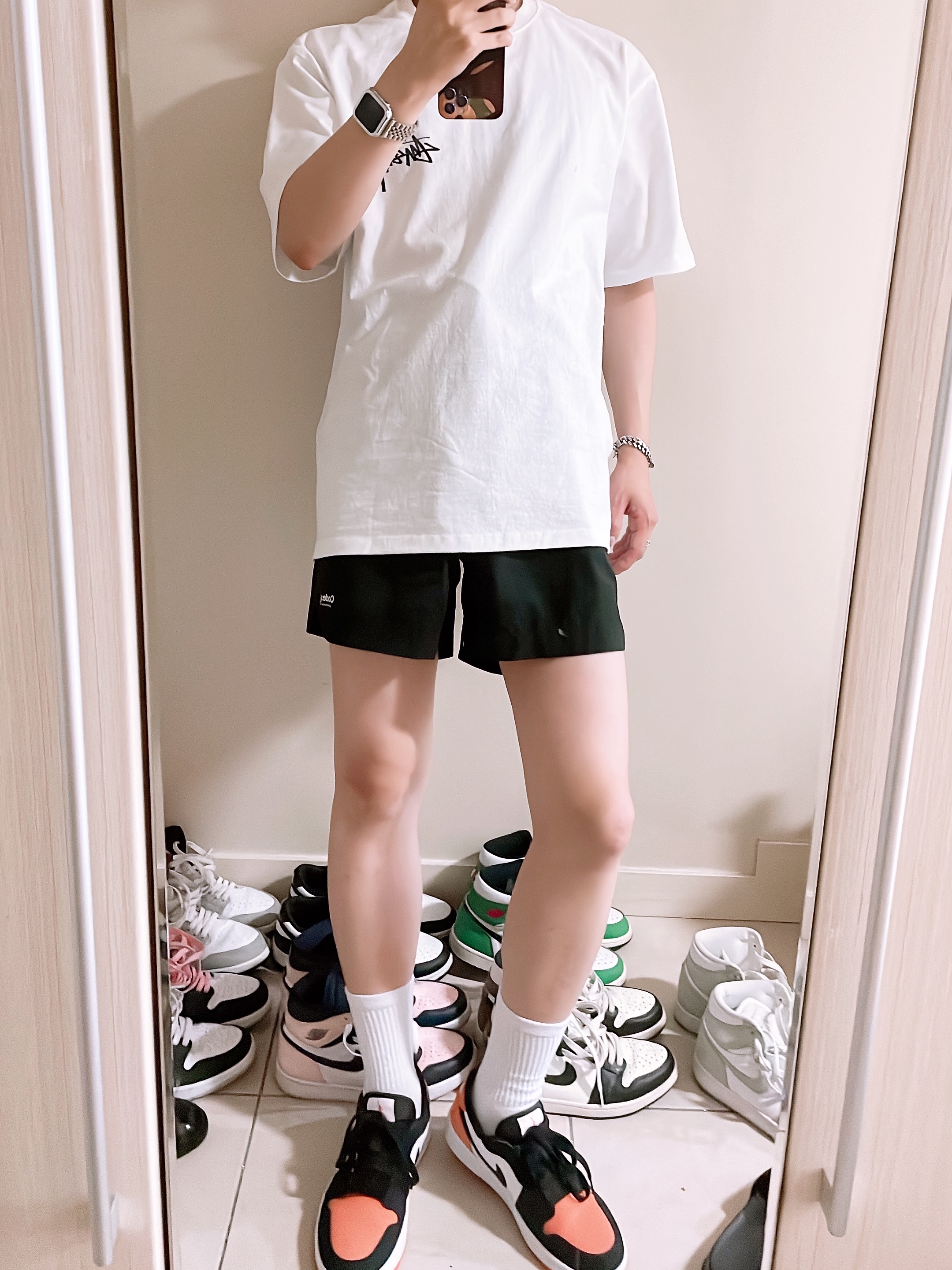Jordan 1 Low Golf Starfish 착용 스타일